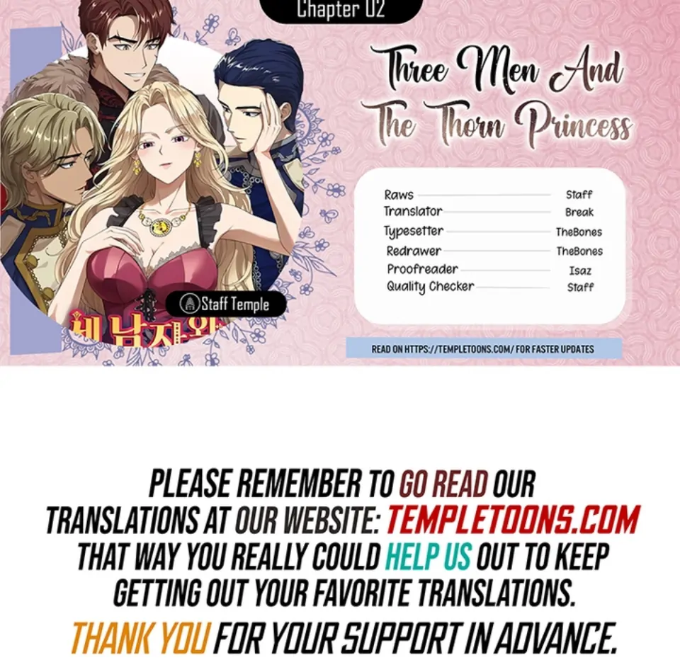 Three men and the thorn princess Chapter 2 - page 1
