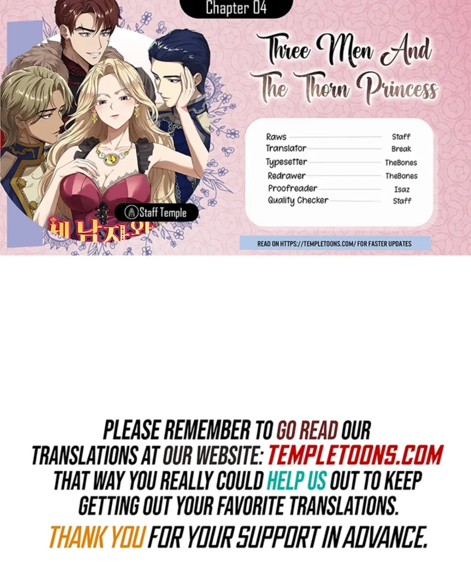 Three men and the thorn princess Chapter 4 - page 1