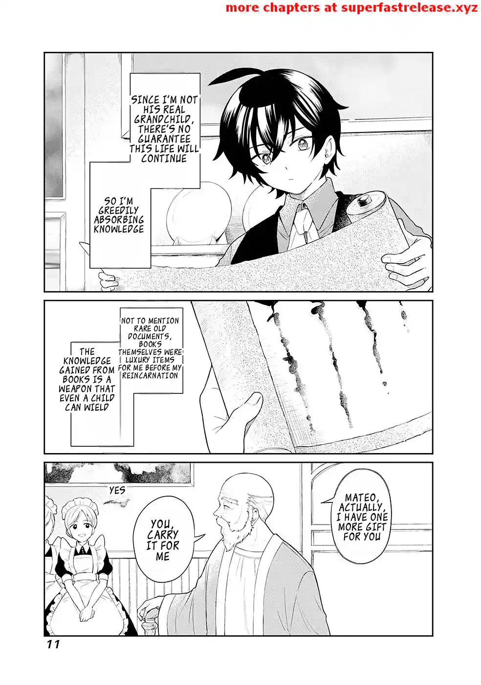 Unrequited Villager A is Picked Up by a Nobleman Who Dotes on Him, and in Addition, He Also Awakens the Legendary God Skill He Possessed Chapter 1.1 - page 11