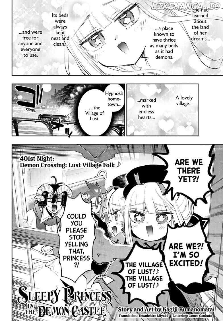 Maou-jou de Oyasumi Chapter 401 - page 2