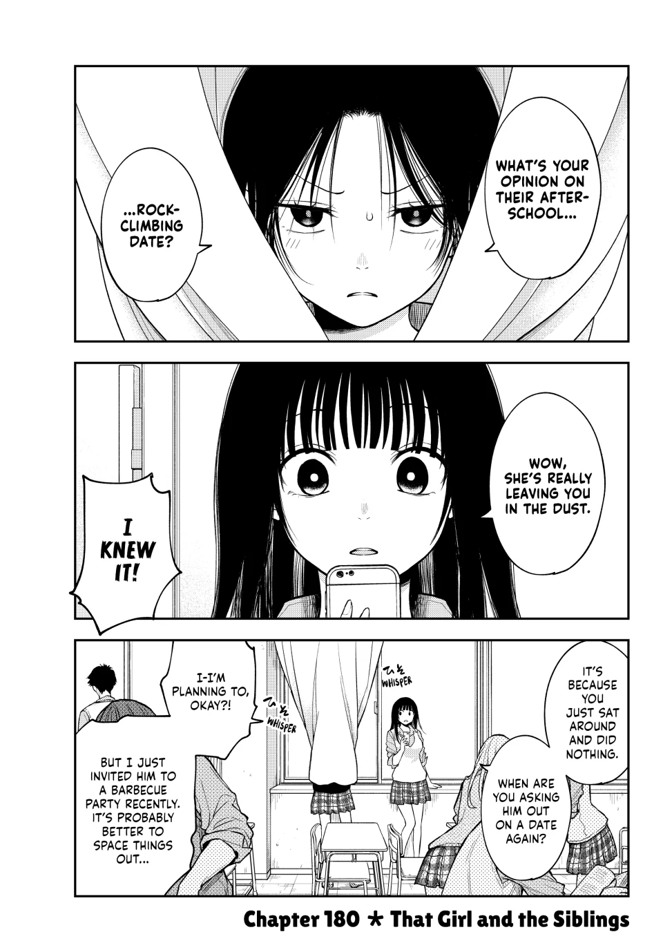 My Charms Are Wasted On Kuroiwa Medaka Chapter 180 - page 1