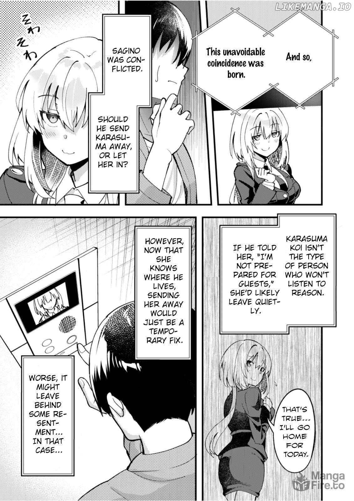 Sagishi to Keisatsukan no Rennai Kyori Chapter 7 - page 10