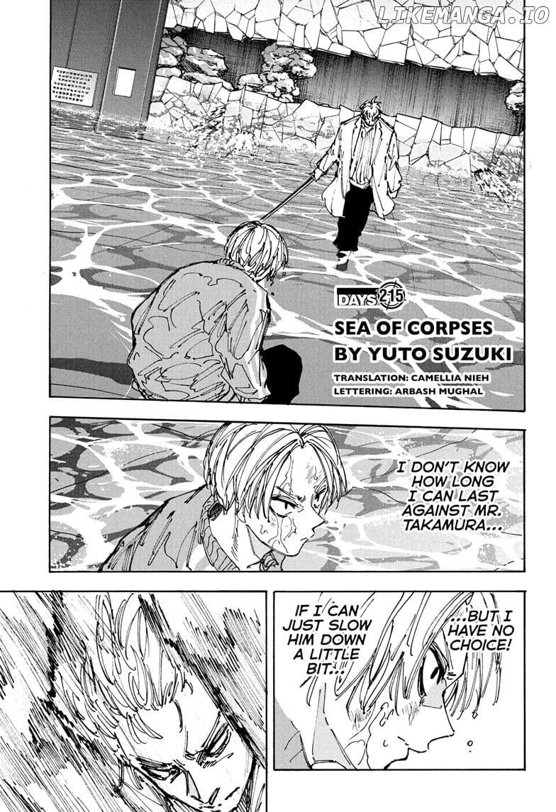 Sakamoto Days Chapter 215 - page 1