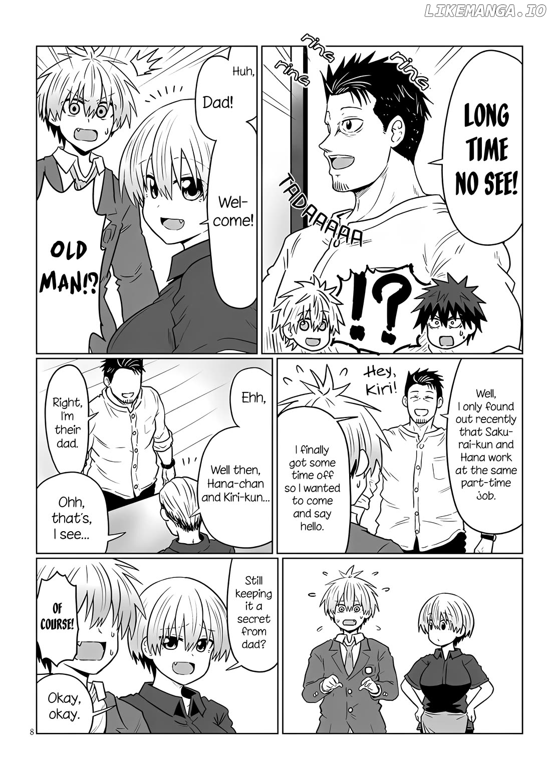 Uzaki-chan wa Asobitai! Chapter 124 - page 8