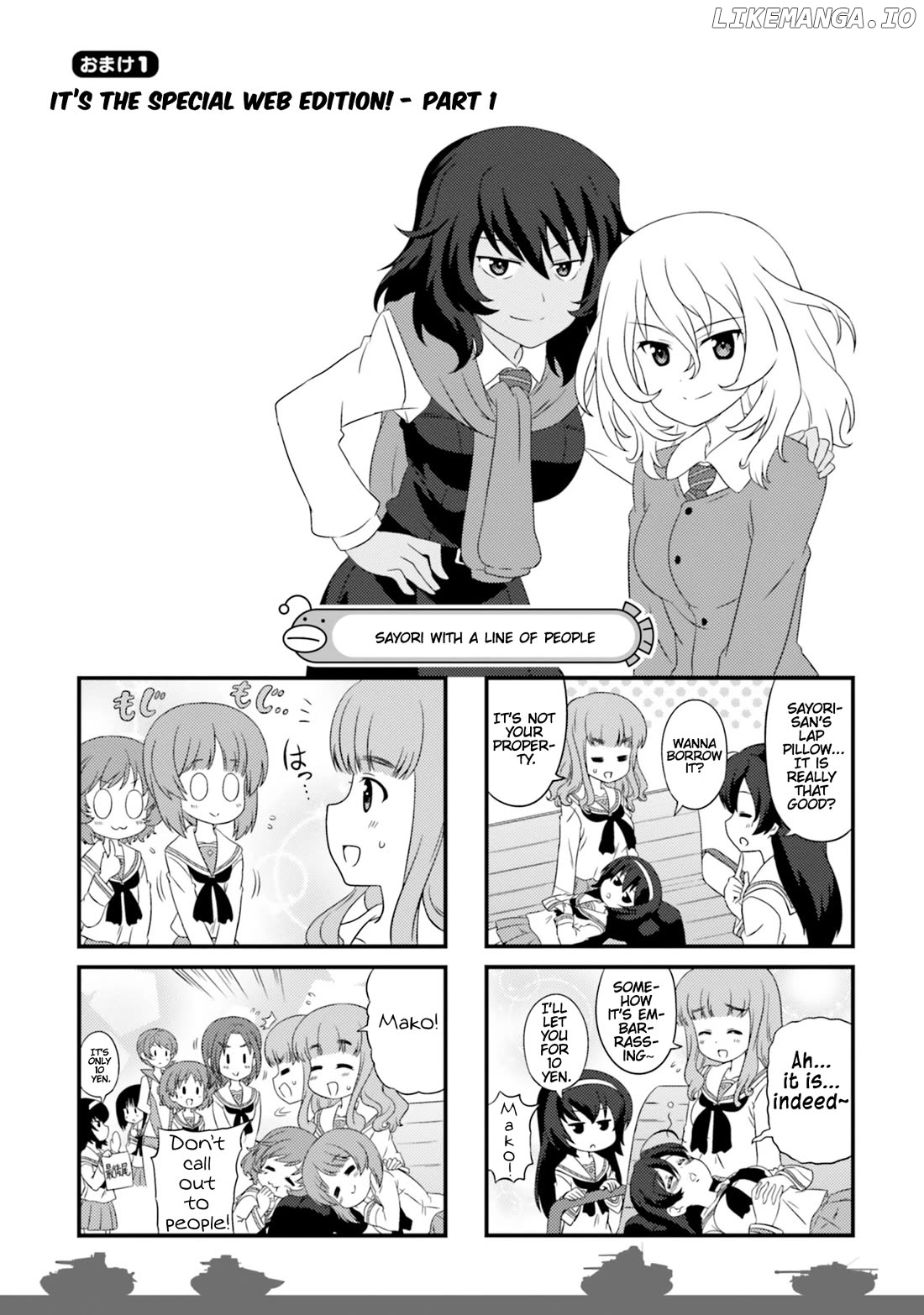 Girls Und Panzer Motto Love Love Sakusen Desu! Chapter 82.1 - page 1