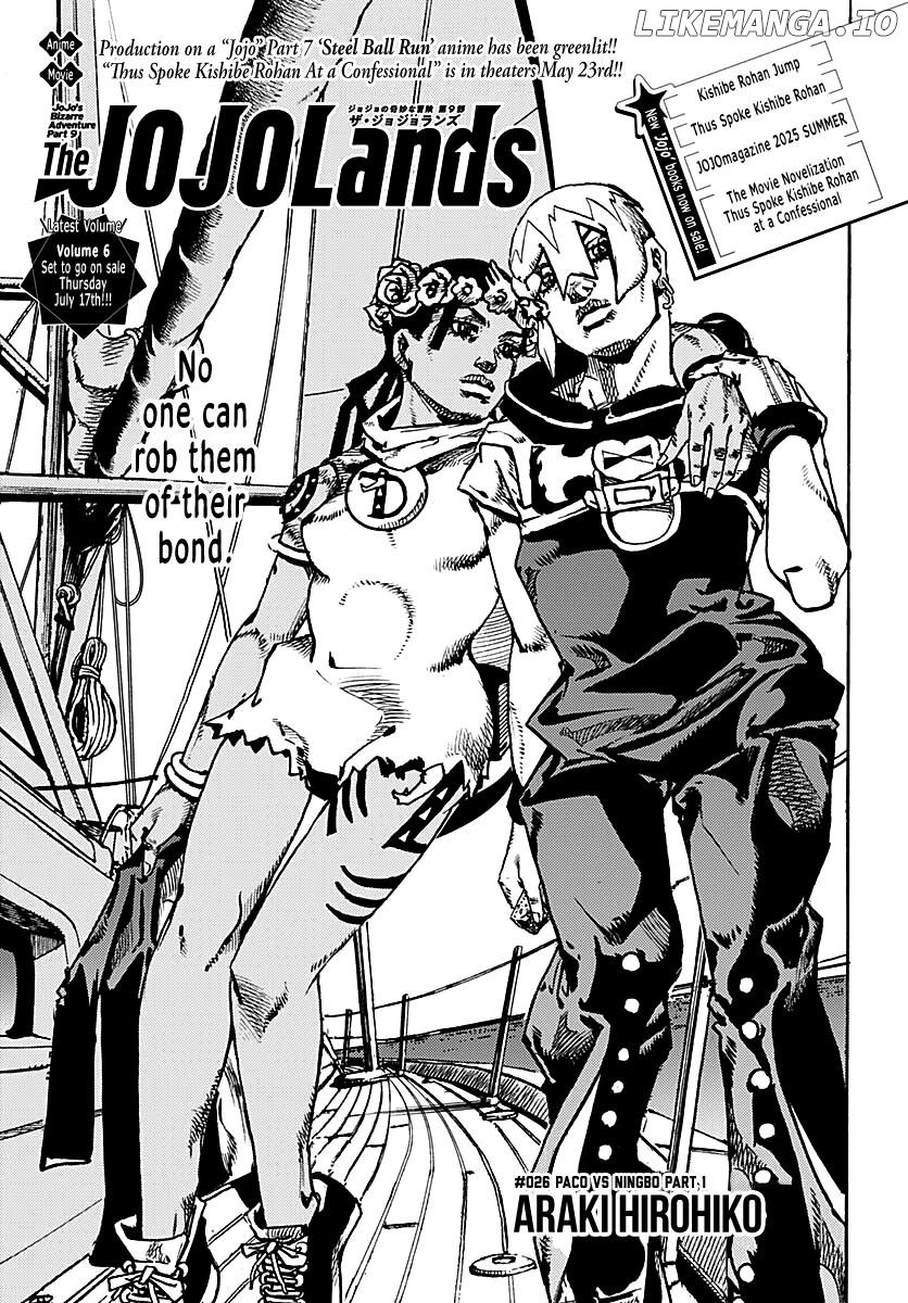 Jojo's Bizarre Adventure Part 9 - The Jojolands Chapter 26 - page 1