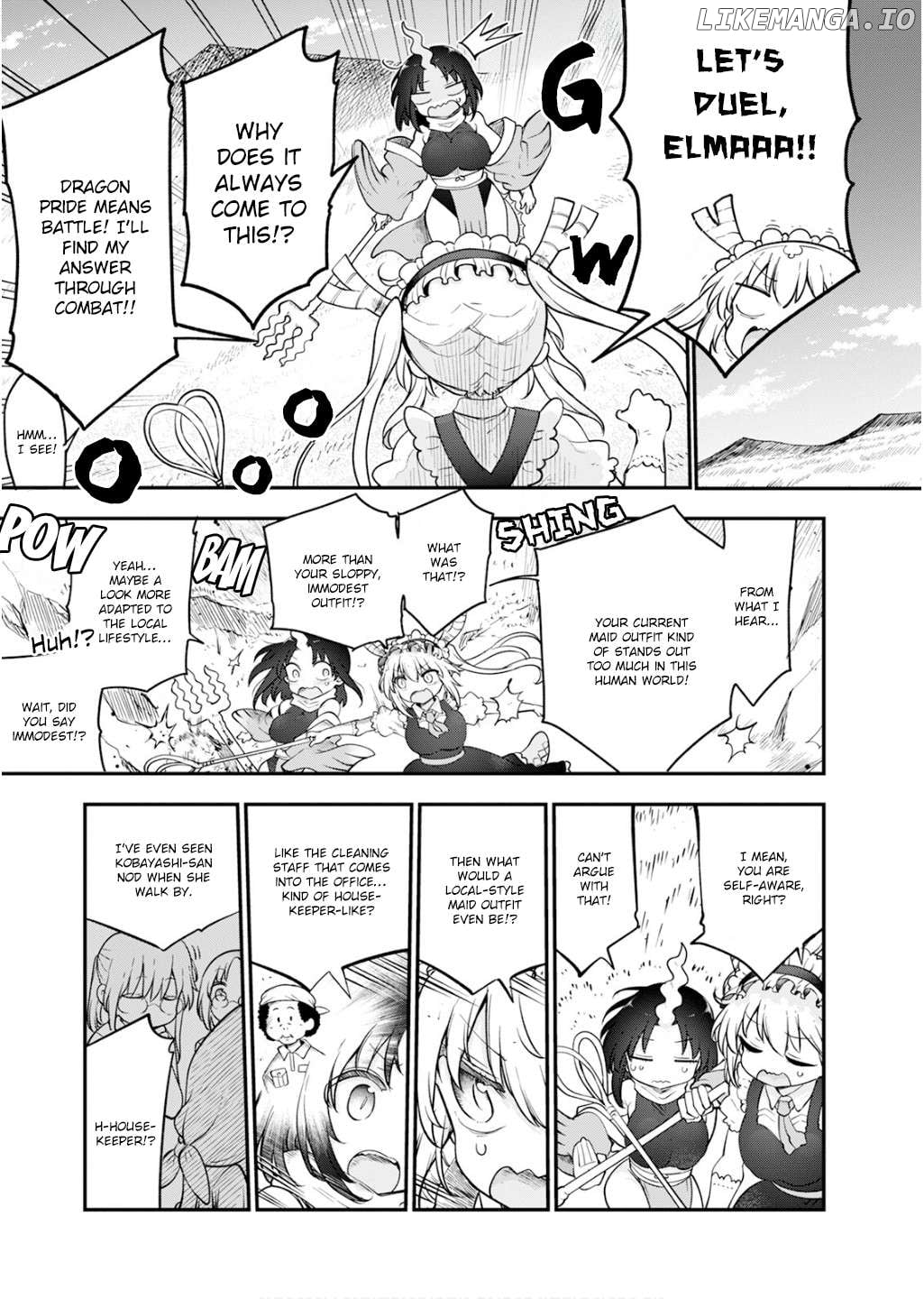 Kobayashi-San Chi No Maid Dragon Chapter 164 - page 8