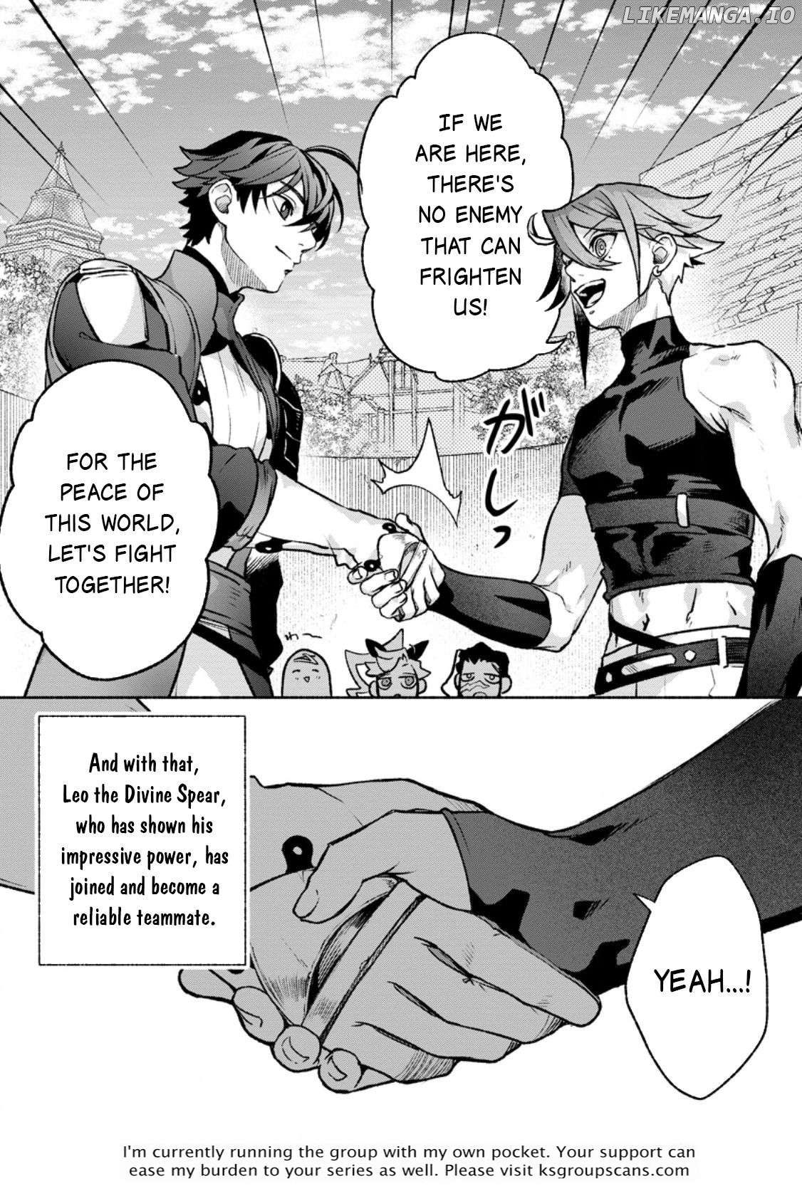 Sono Monban, Saikyou Nitsuki Tsuihou Sareta Bougyo Ryoku 9999 No Senshi, Outo No Monban Toshite Musou Suru Chapter 36 - page 32