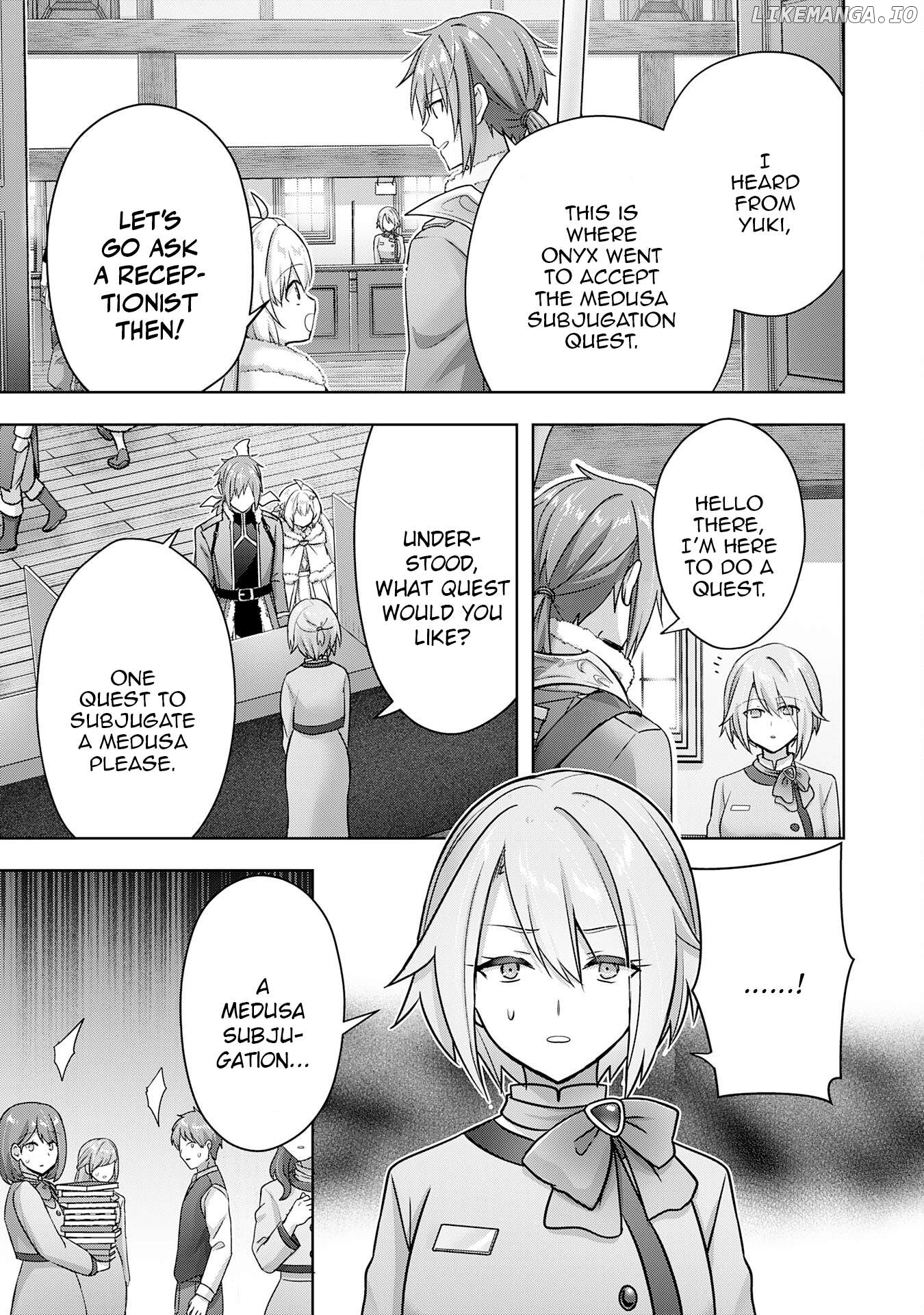 Uketsukejo Ni Kokuhaku Shitakute Guild Ni Kayoitsumetara Eiyu Ni Natteta Chapter 34 - page 25