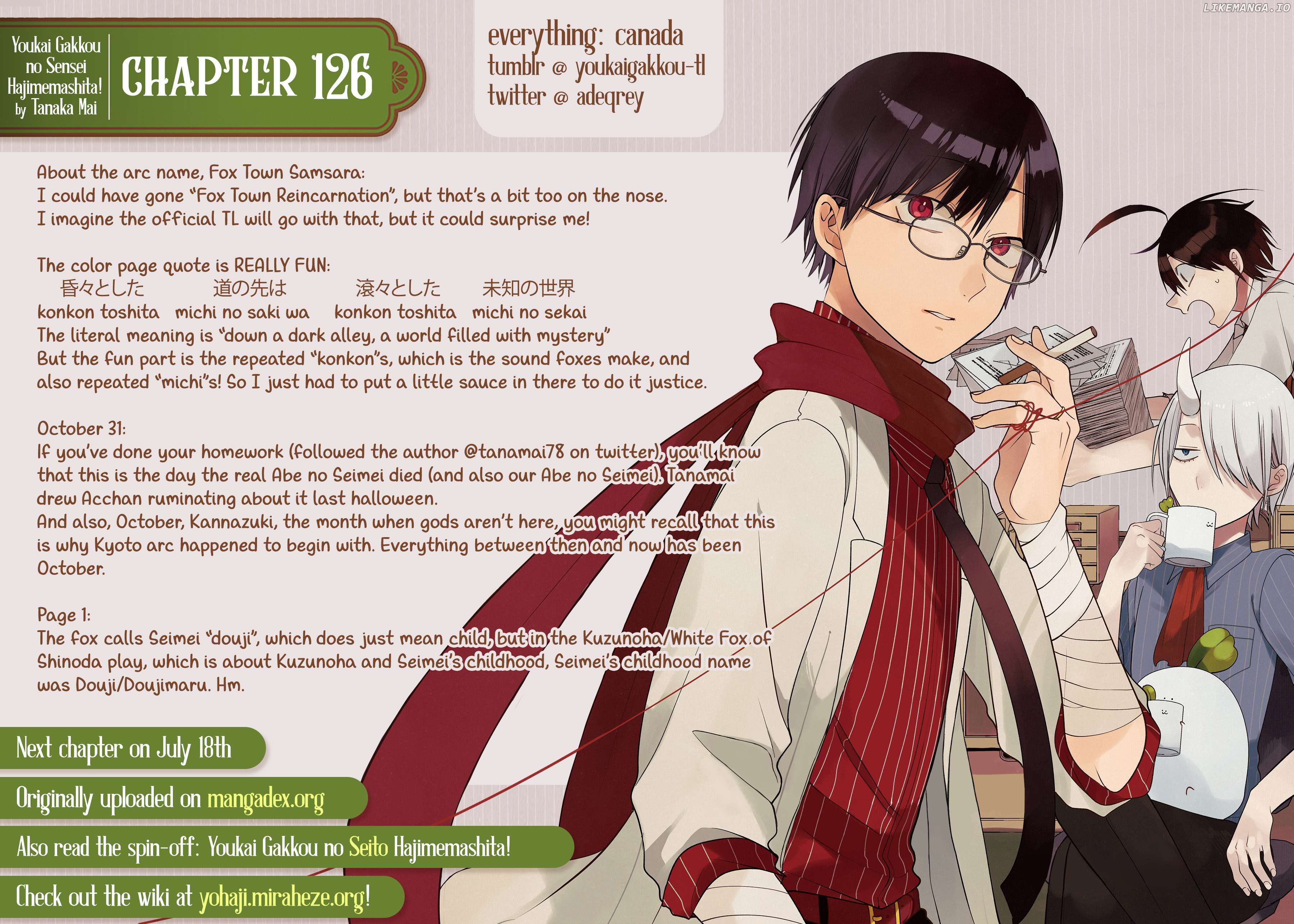 Youkai Gakkou no Sensei Hajimemashita! Chapter 126 - page 37