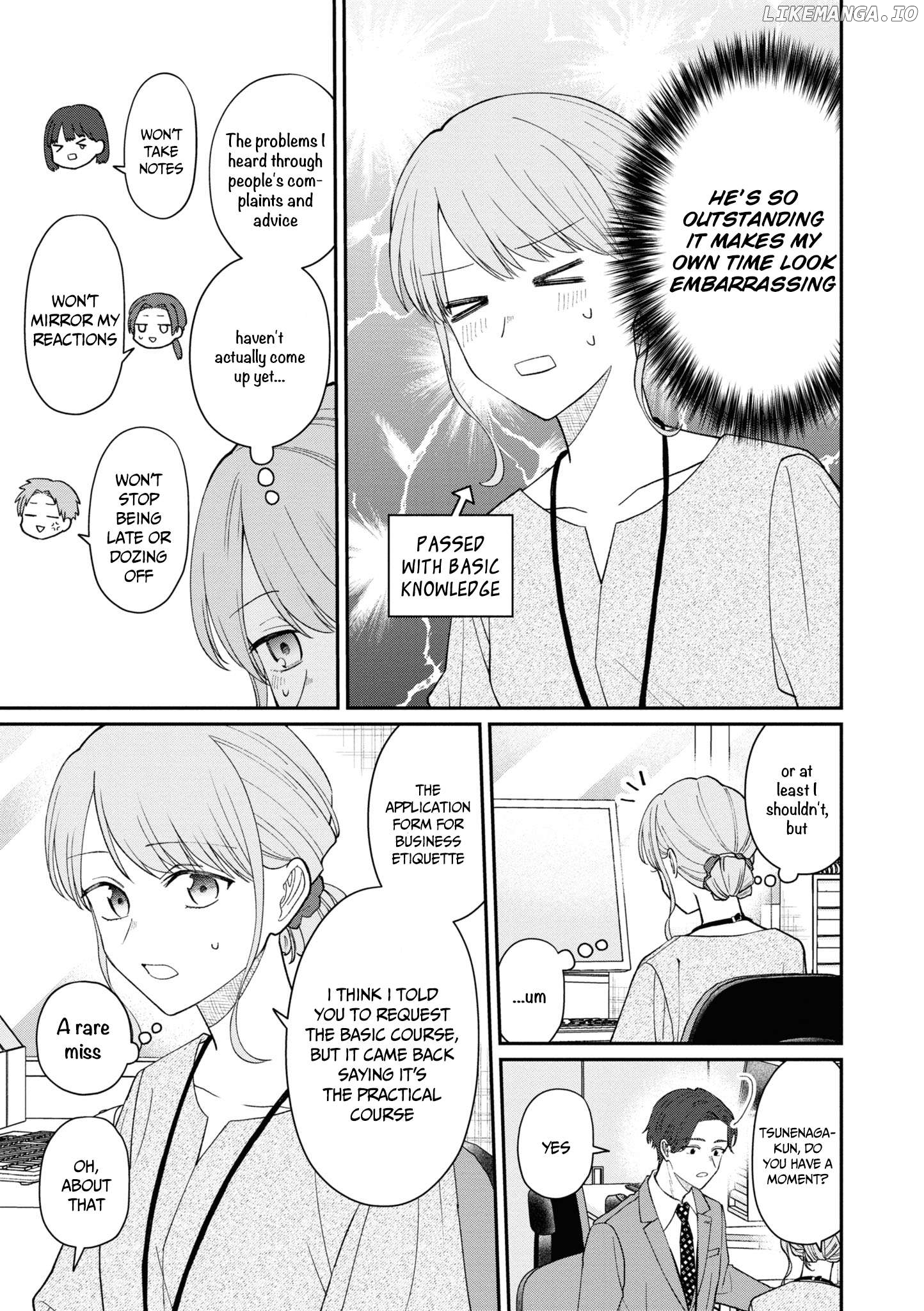 The New-Hire Who Could "Read" Emotions and the Unsociable Senpai Chapter 58 - page 3