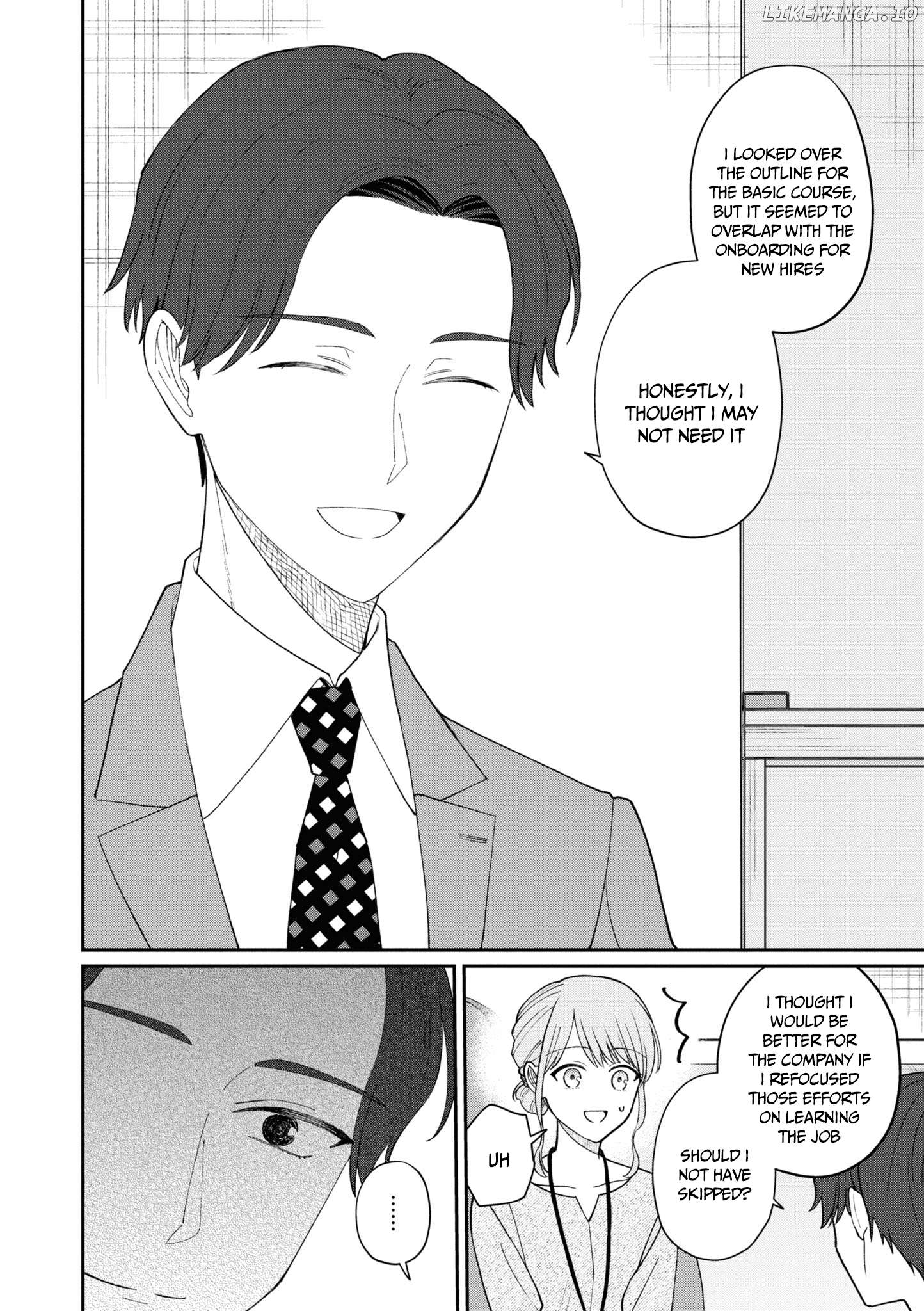 The New-Hire Who Could "Read" Emotions and the Unsociable Senpai Chapter 58 - page 4