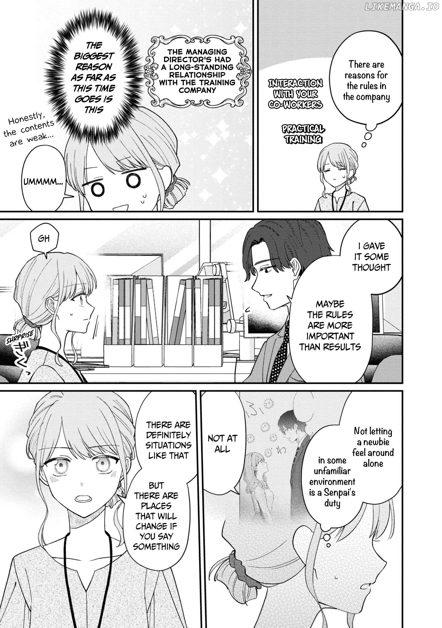 The New-Hire Who Could "Read" Emotions and the Unsociable Senpai Chapter 58 - page 5