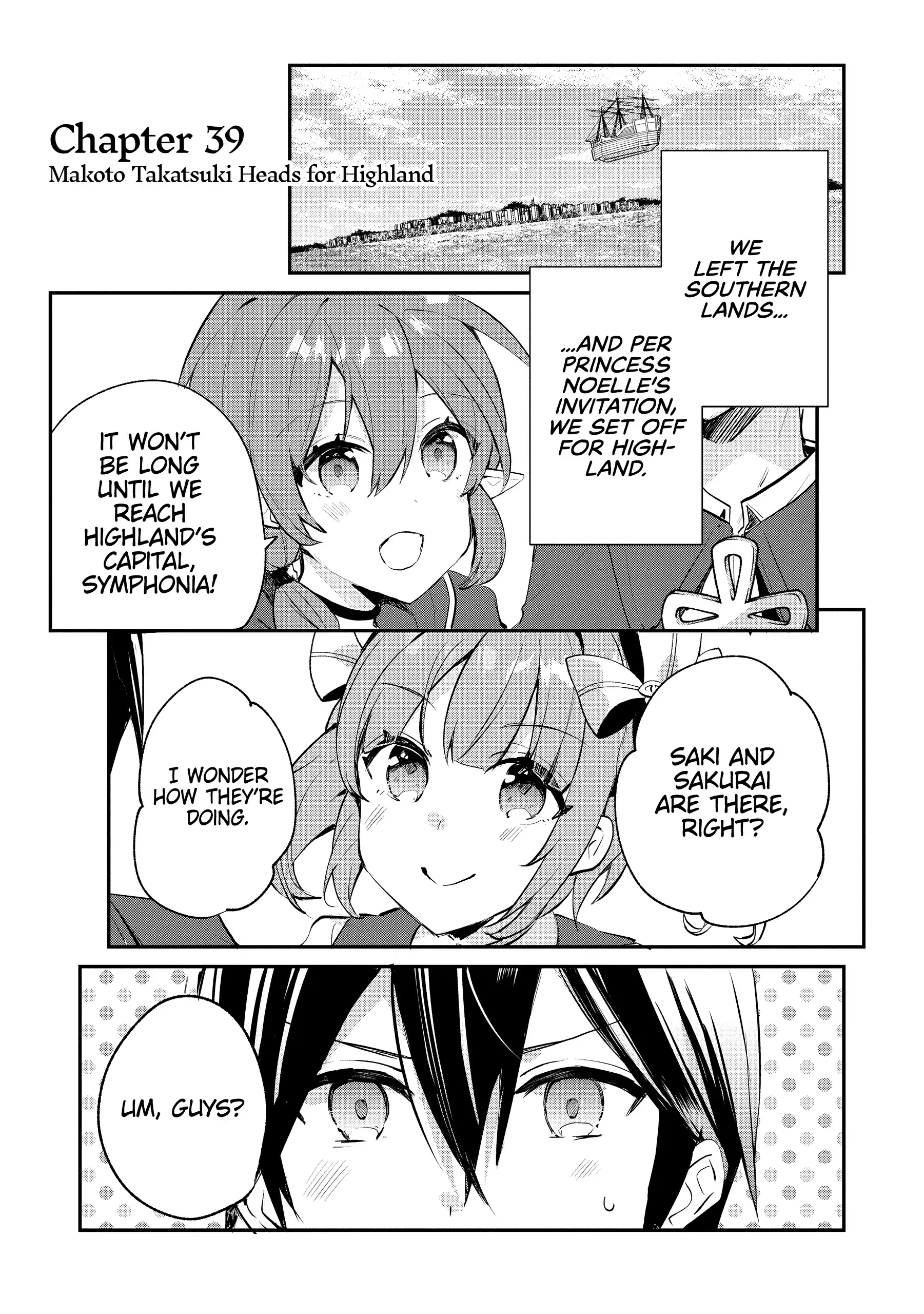 Shinja Zero No Megami-Sama To Hajimeru Isekai Kouryaku Chapter 39 - page 1