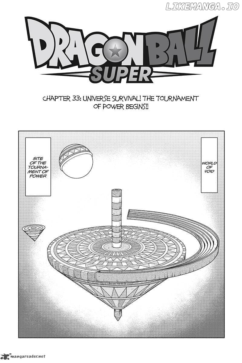 Dragon Ball Super chapter 33 - page 1