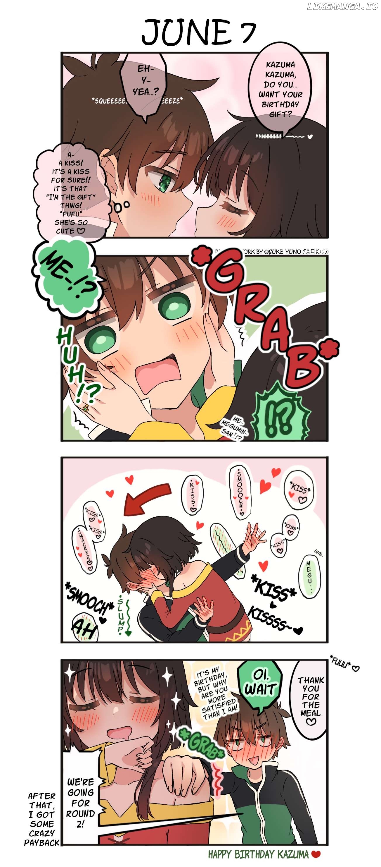 Kono Subarashii Sekai ni Shukufuku wo! - KazuMegu will get married in 100 days (Doujinshi) Chapter 59.5 - page 1