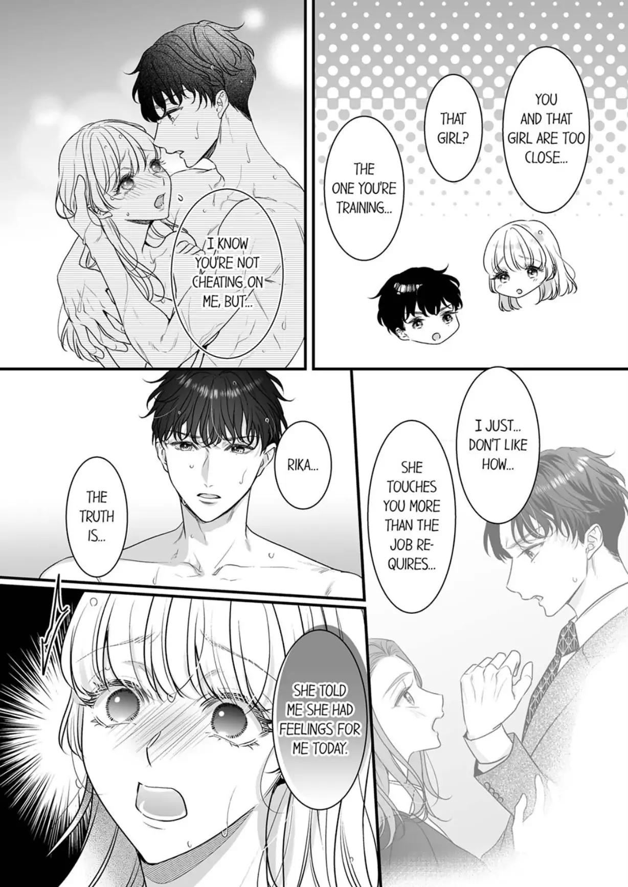 No Matter How Much I Cum, Satou Won't Let Go! Which Do You Prefer, Fingers or Tongue? Chapter 31 - page 22