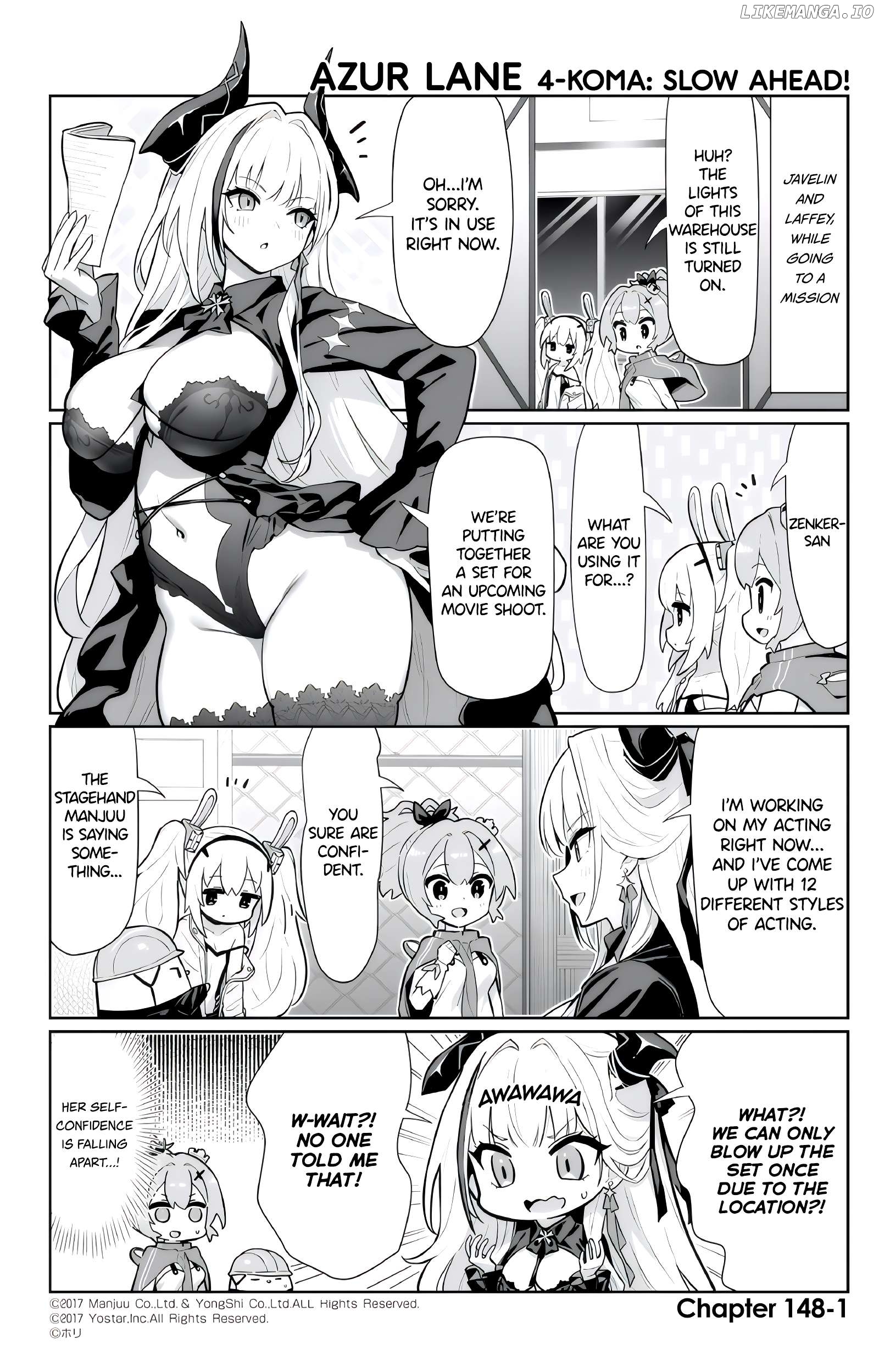 Azur Lane 4-Koma: Slow Ahead Chapter 148 - page 1