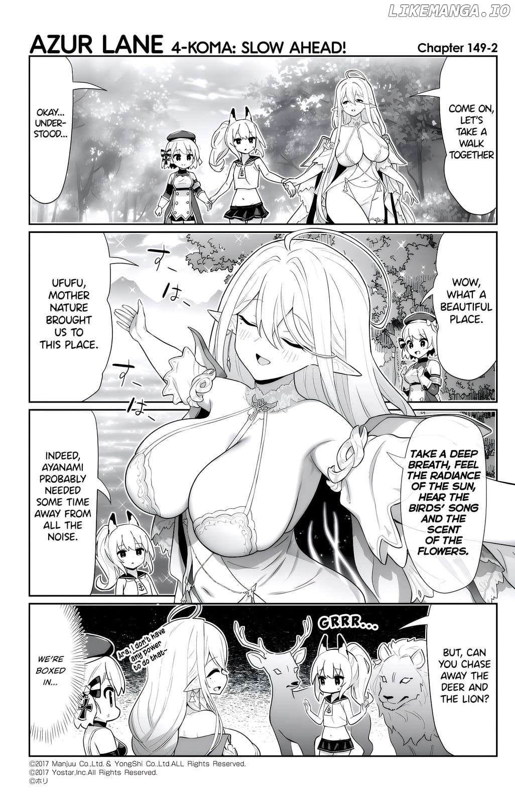 Azur Lane 4-Koma: Slow Ahead Chapter 149 - page 2