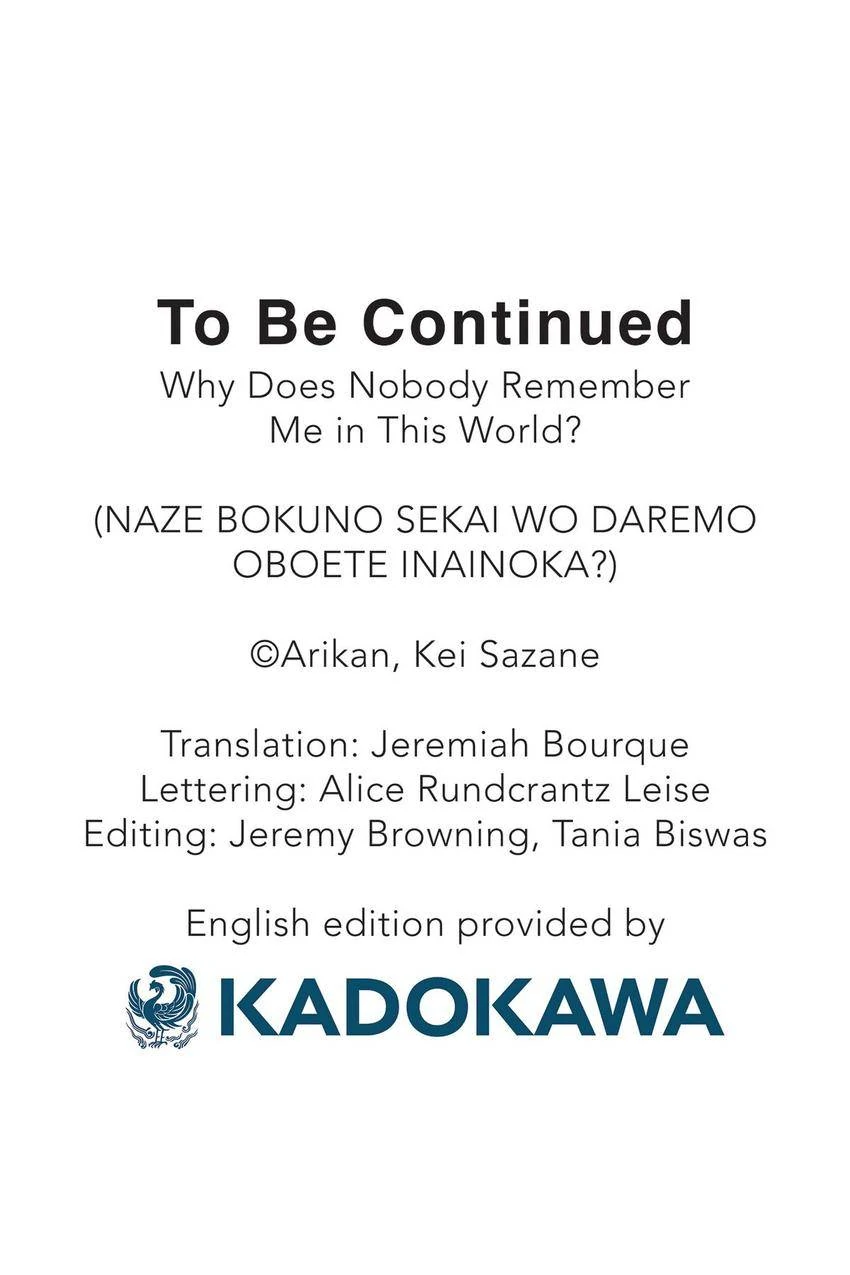 Naze Boku no Sekai wo Daremo Oboeteinai no ka? Chapter 59 - page 16