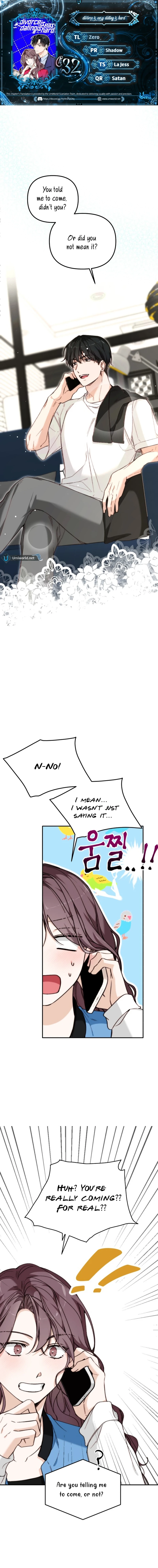 Divorce Is Easy, But Love Is Hard Chapter 32 - page 1
