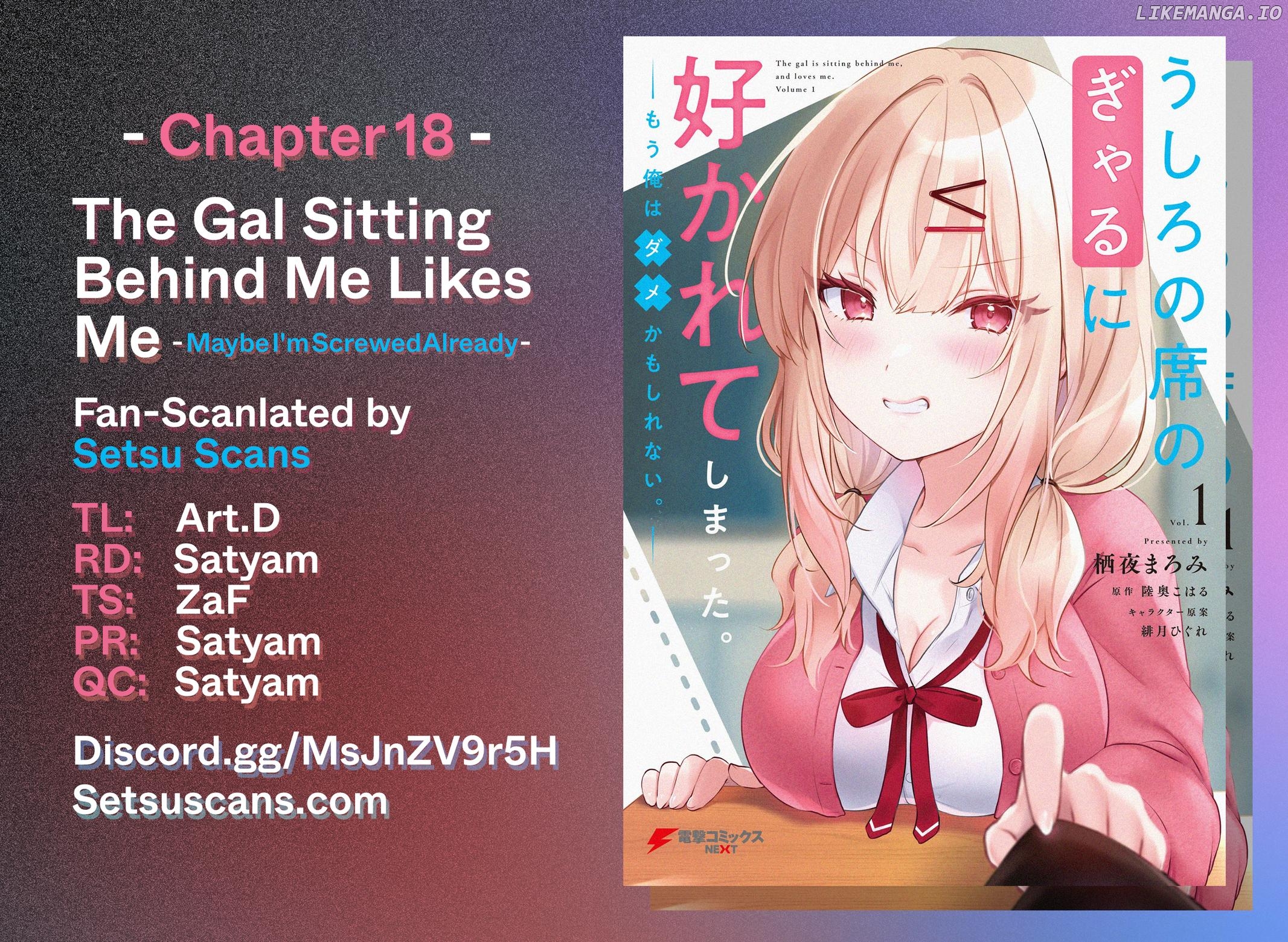 The Gal Sitting Behind Me Likes Me -Maybe I'm Screwed Already- Chapter 18 - page 1