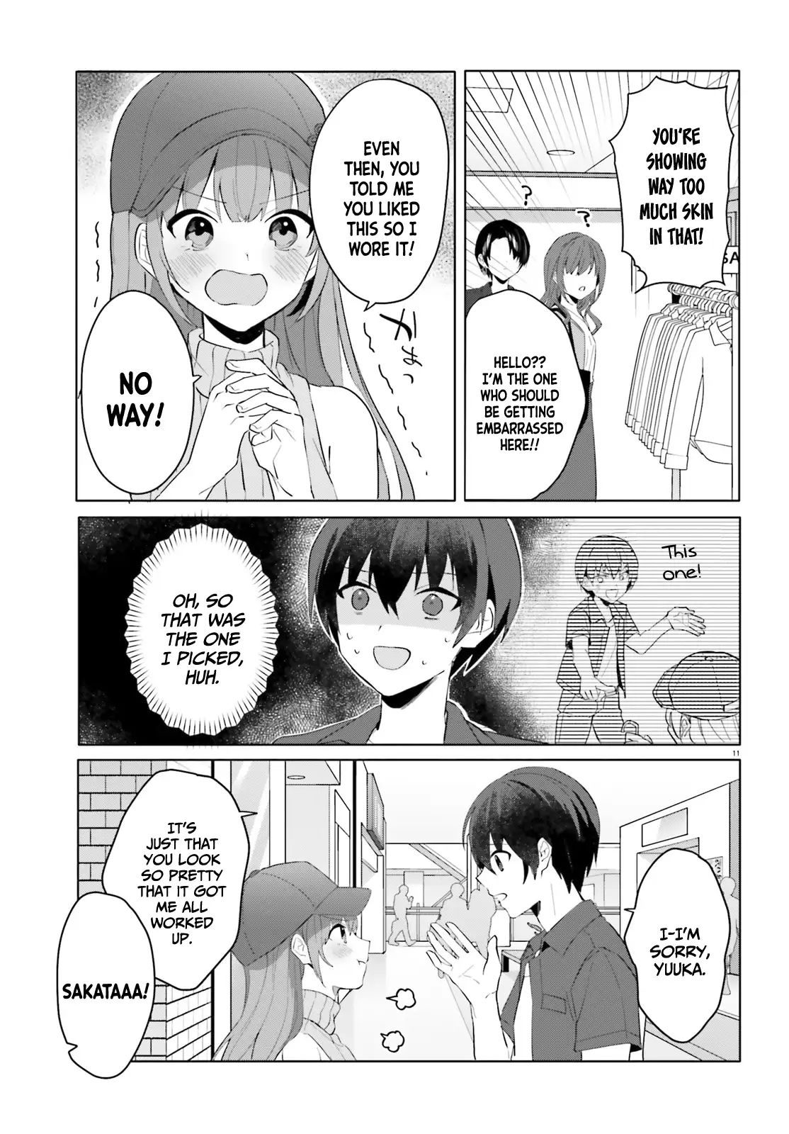 The Plain-Looking Girl, Who Became My Fiancée, Is Only Cute At Home Chapter 14 - page 12