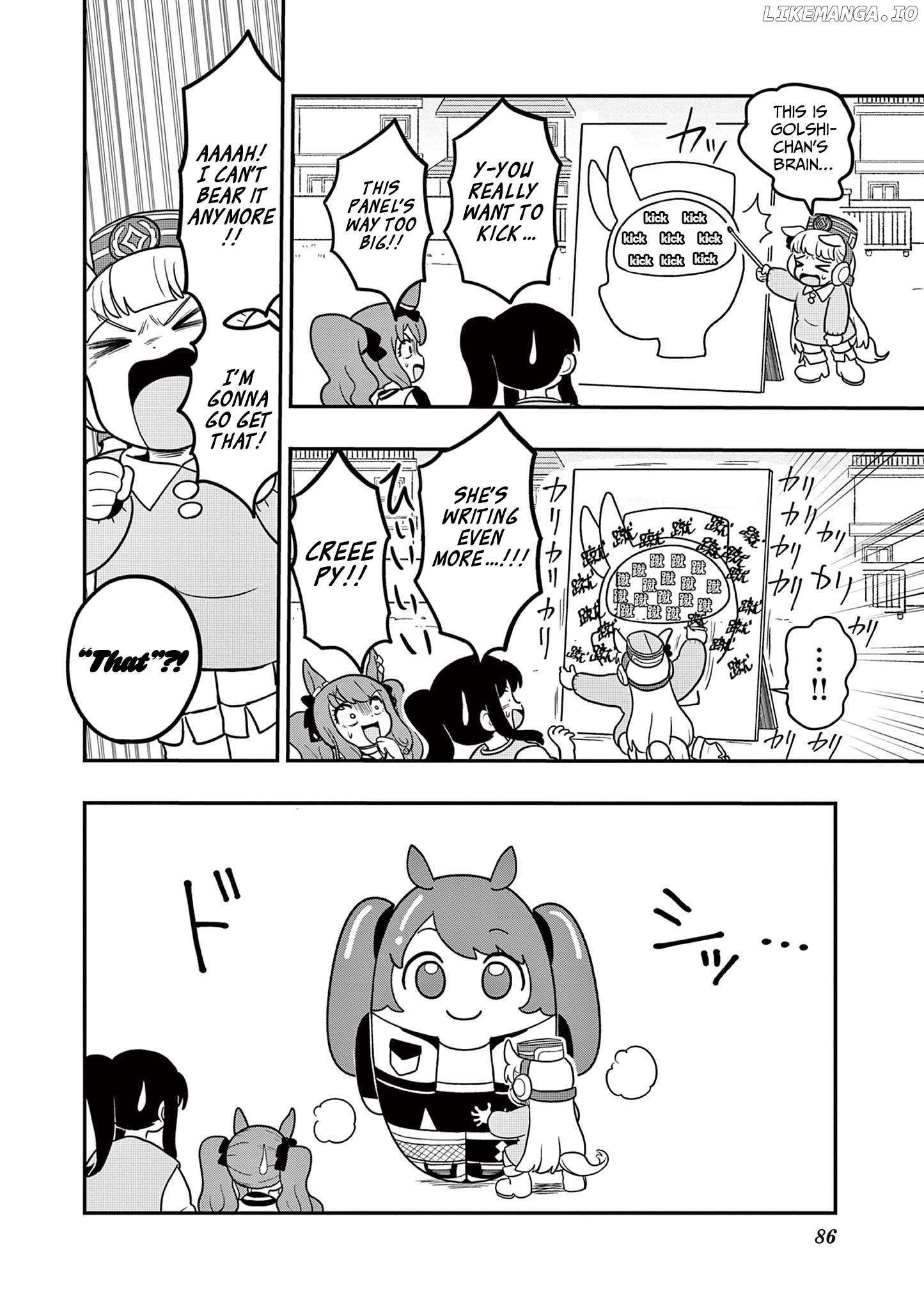 Uma Musume Pretty Derby Pisupisu☆Supisupi Golshi-Chan Chapter 13 - page 6