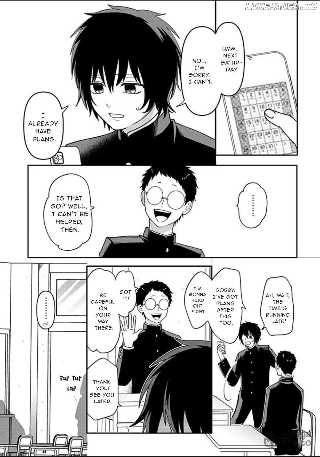 Josou Shite Mendoukusai Koto ni Natteru Nekura to Yankee no Ryou Kataomoi Chapter 114 - page 3