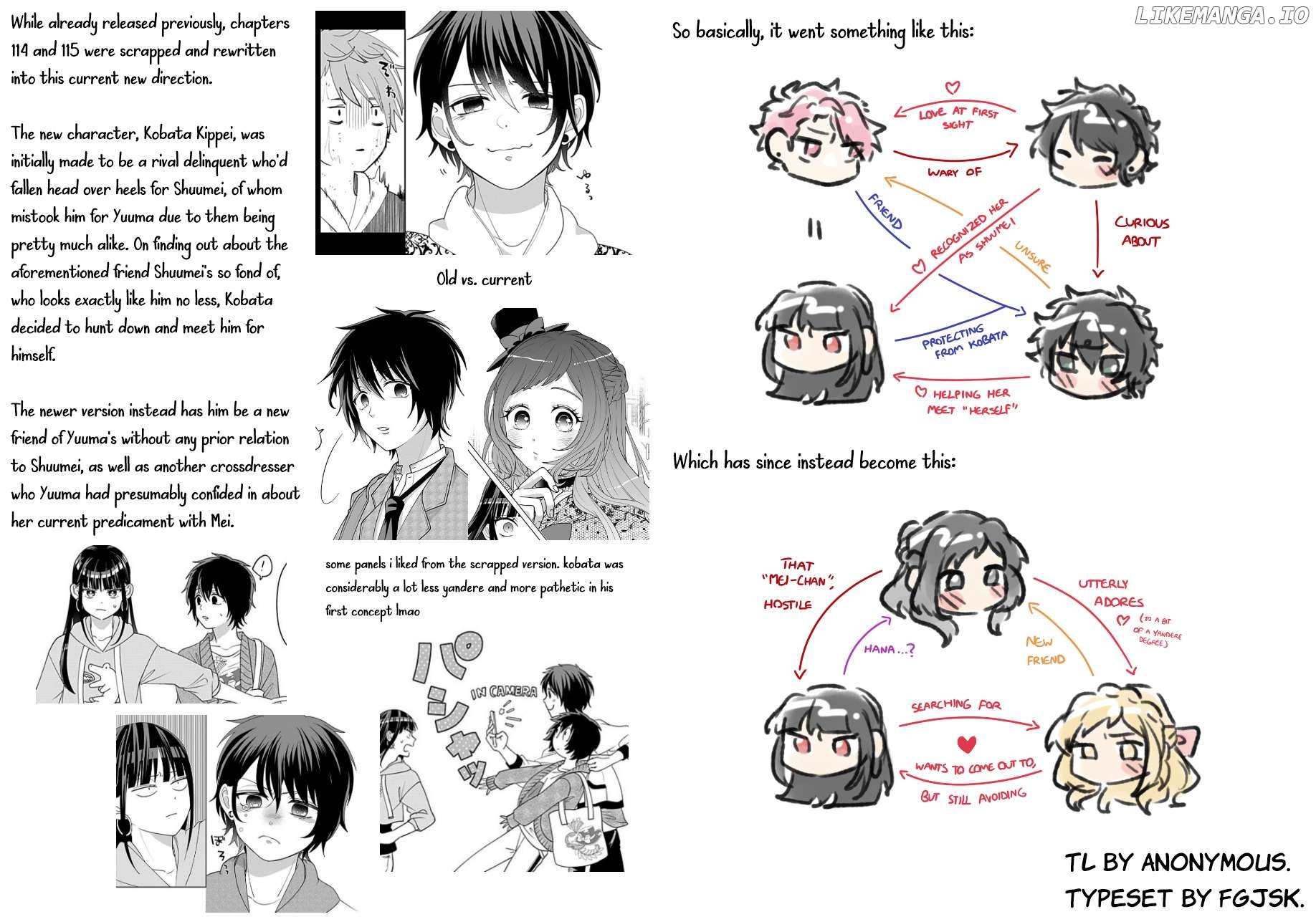 Josou Shite Mendoukusai Koto ni Natteru Nekura to Yankee no Ryou Kataomoi Chapter 115 - page 32