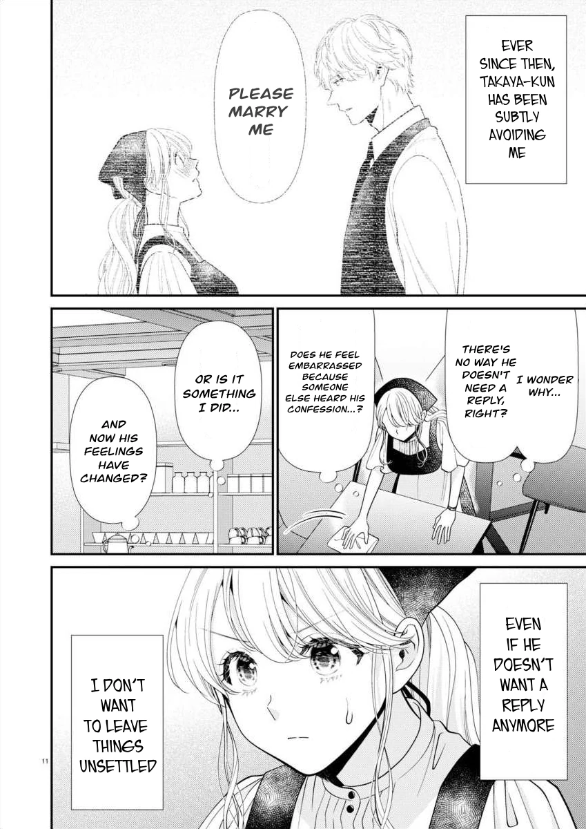 Yandere Killing!! ~When I told my obsessive childhood friend, "I love you too," he shifted to the romantic comedy route~ Chapter 7 - page 12