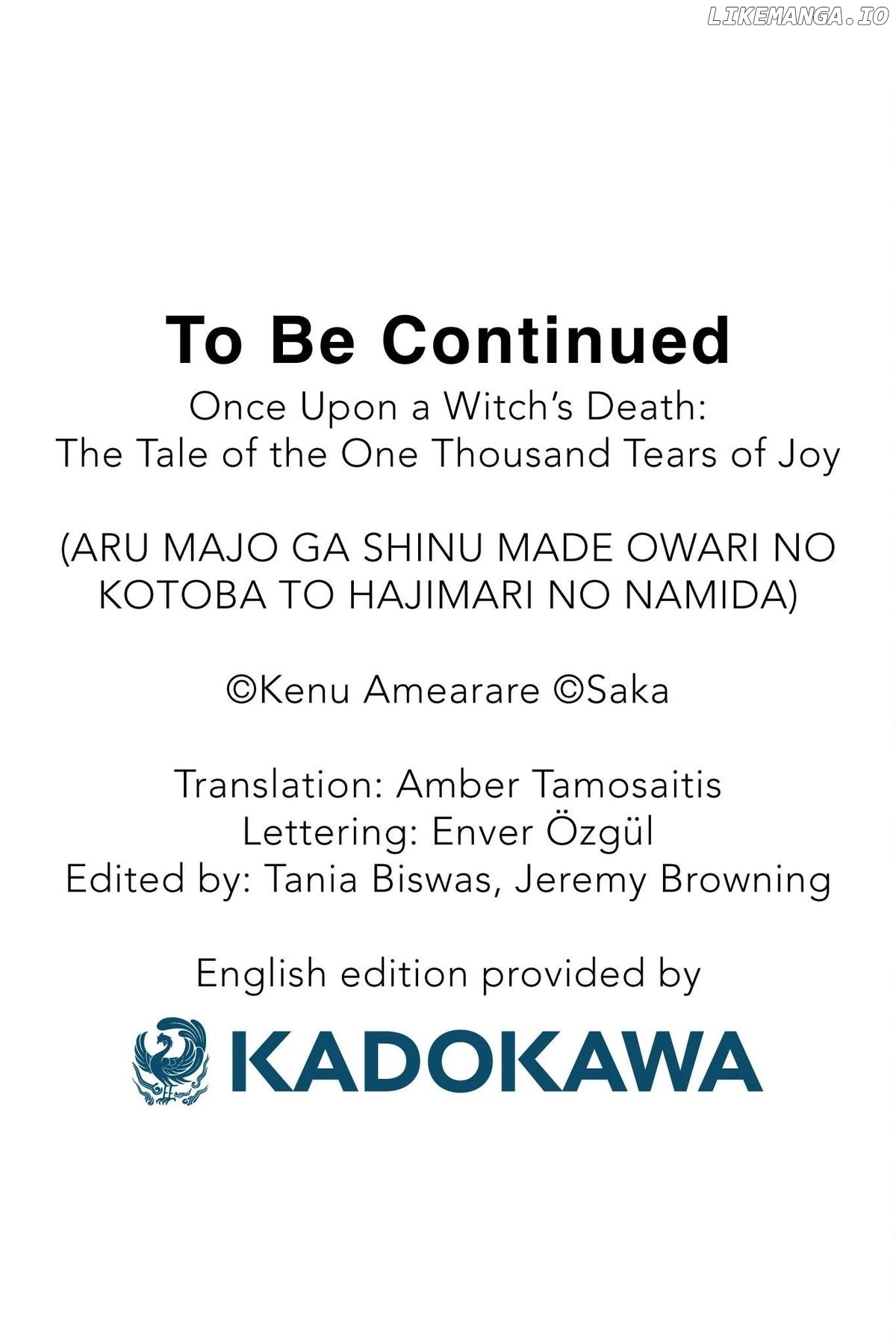 Once Upon a Witch's Death: The Tale of the One Thousand Tears of Joy Chapter 21 - page 23