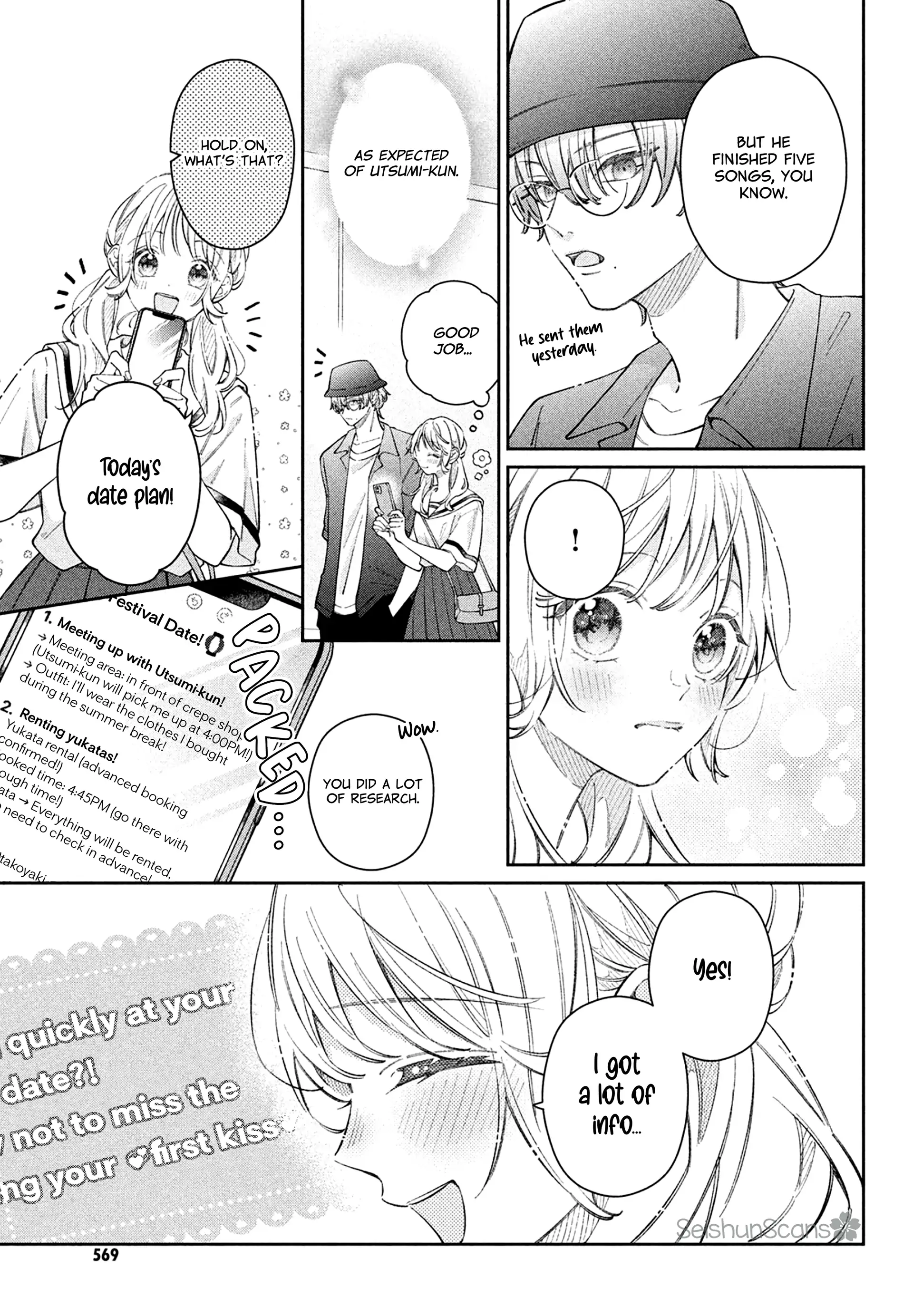 Utsumi-kun no Koi no Uta Chapter 15 - page 6