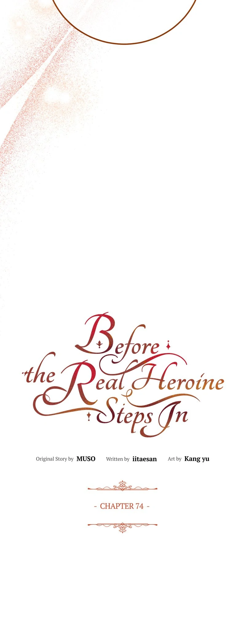 Before the Real Heroine Steps In Chapter 74 - page 21