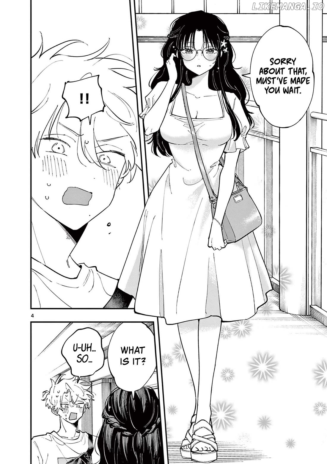 The Person Sitting Next to Me Looking at Me with Perverted Eyes Chapter 61 - page 4