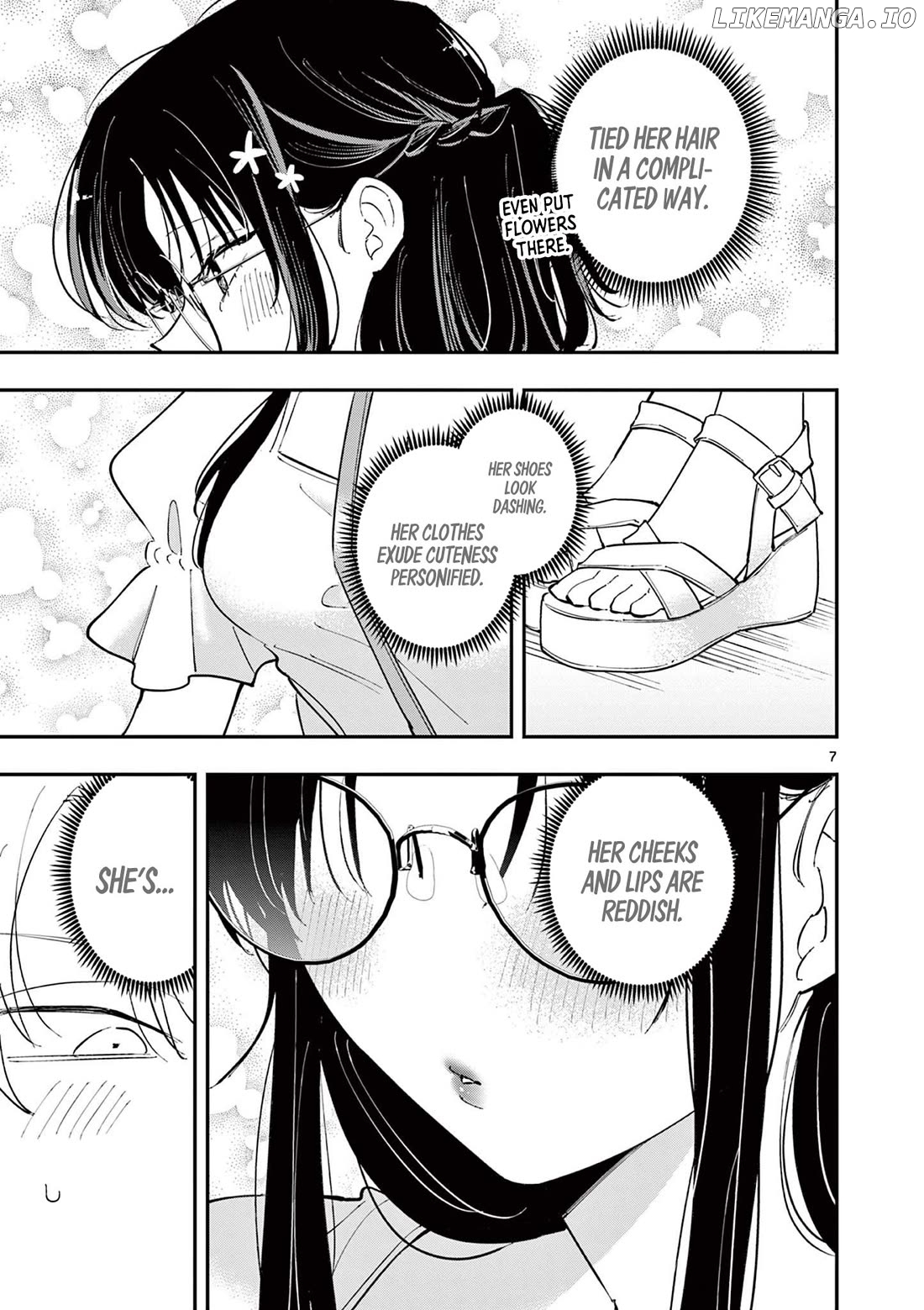 The Person Sitting Next to Me Looking at Me with Perverted Eyes Chapter 61 - page 7