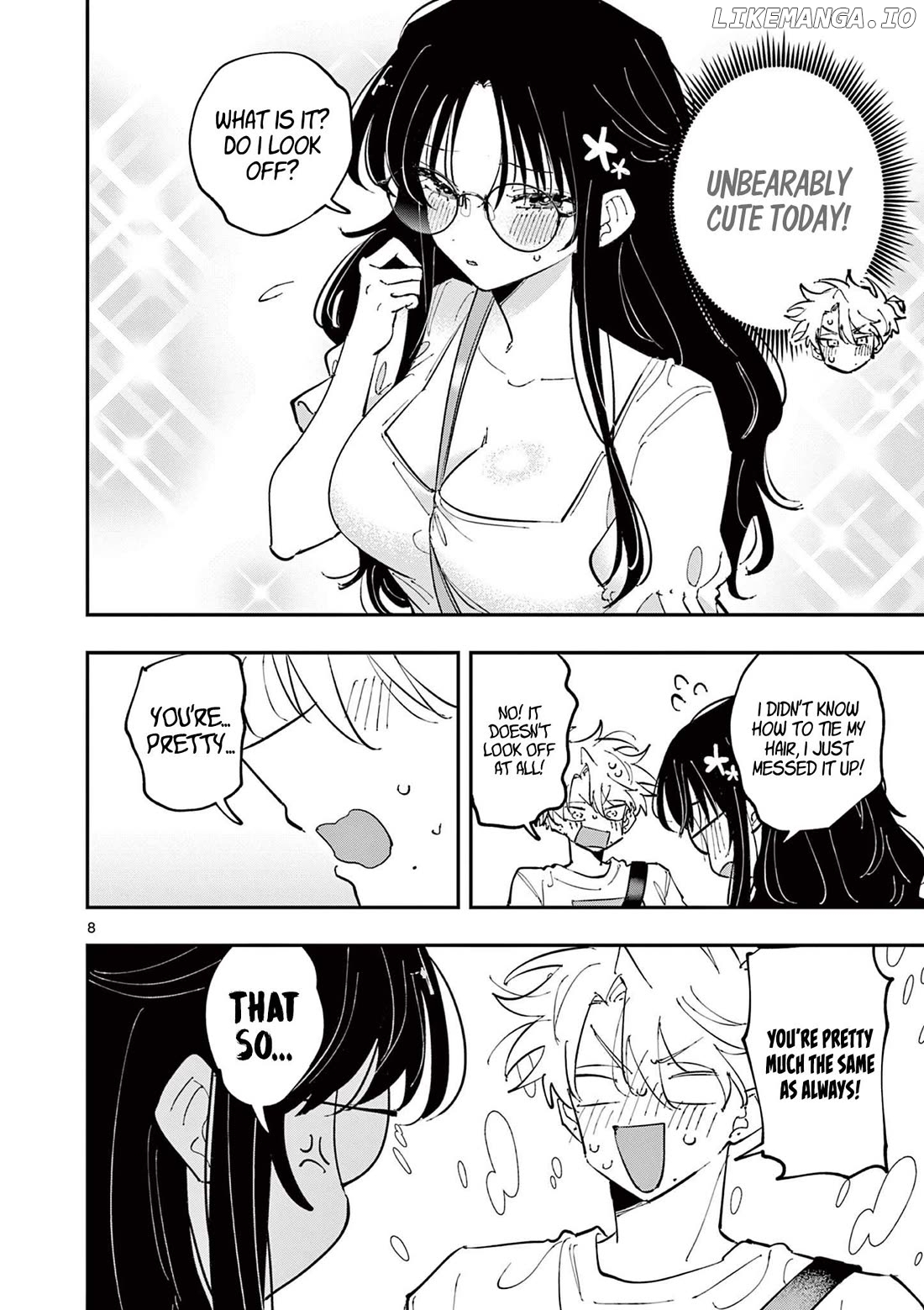 The Person Sitting Next to Me Looking at Me with Perverted Eyes Chapter 61 - page 8