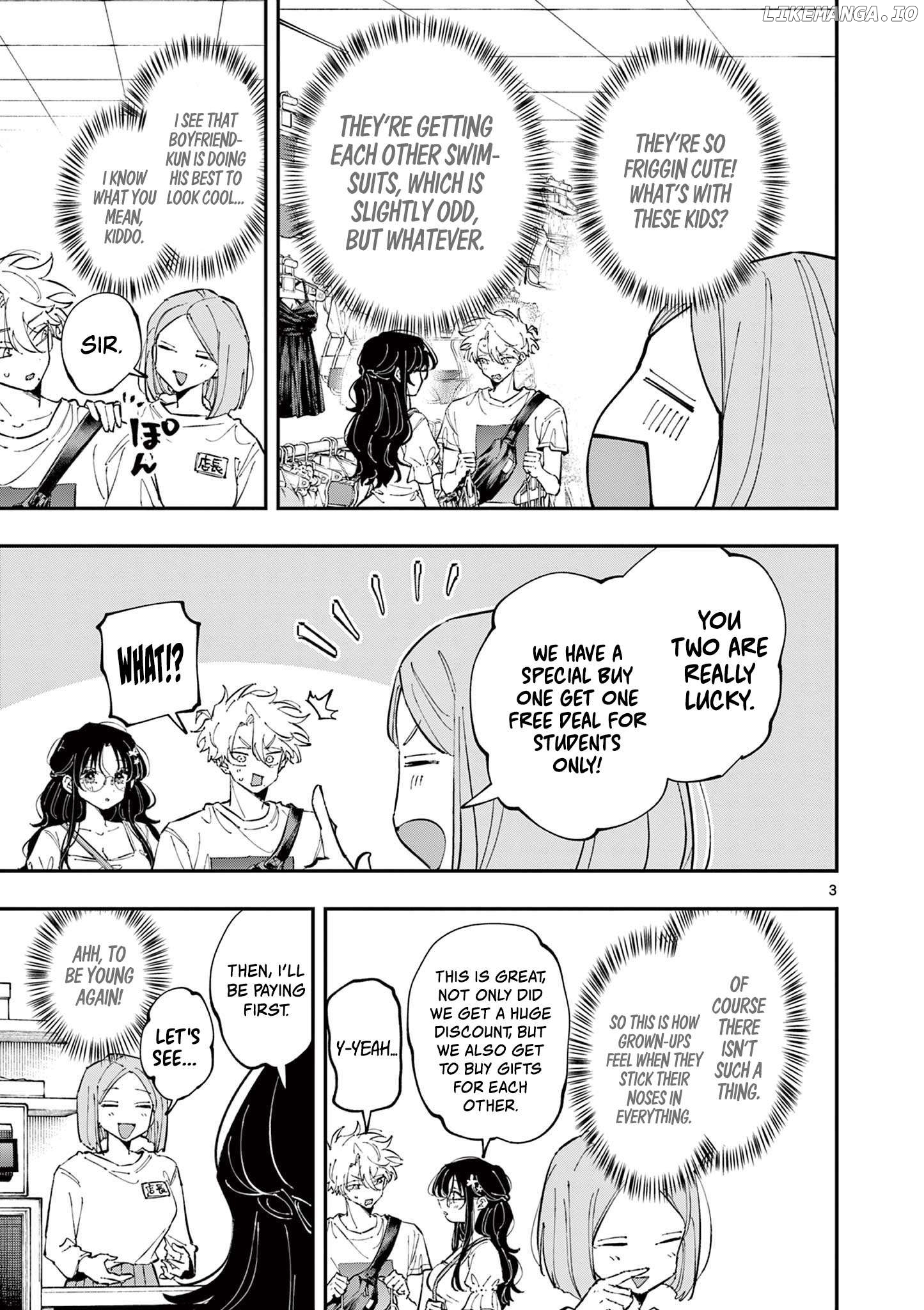 The Person Sitting Next to Me Looking at Me with Perverted Eyes Chapter 64 - page 3