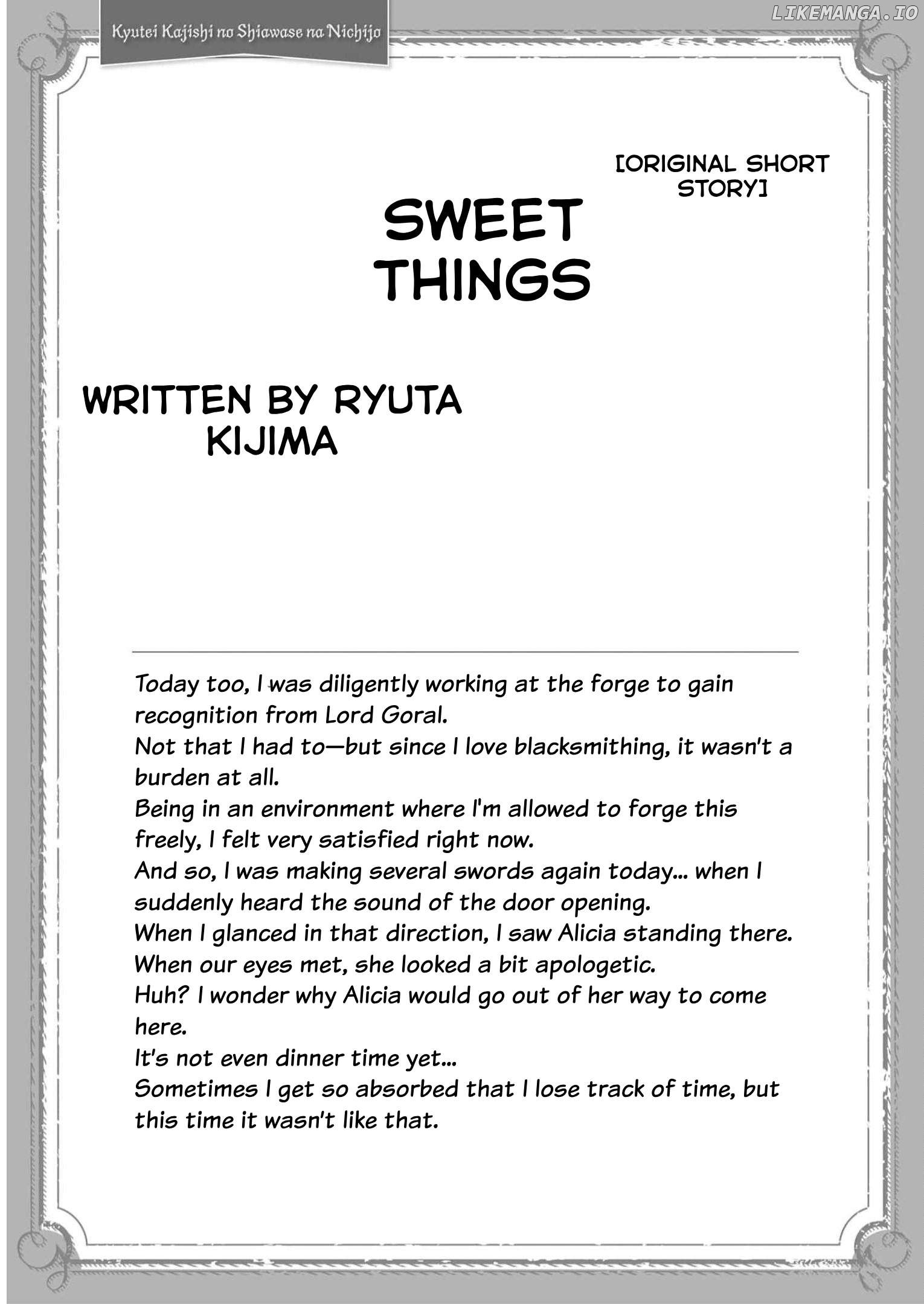 Kyuutei Kajishi No Shiawase Na Nichijou: Black Na Shokuba Wo Tsuihou Saretaga, Ringoku De Koushaku Reijou Ni Dekiaisarenagara White Na Seikatsu Okurimasu Chapter 10.5 - page 3