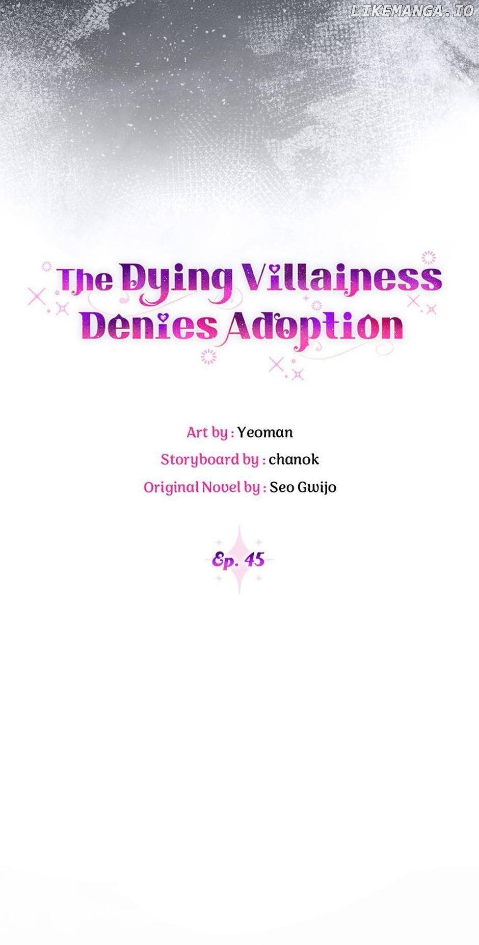 A Terminally Ill Villainess Refuses to Be Adopted Chapter 45 - page 50