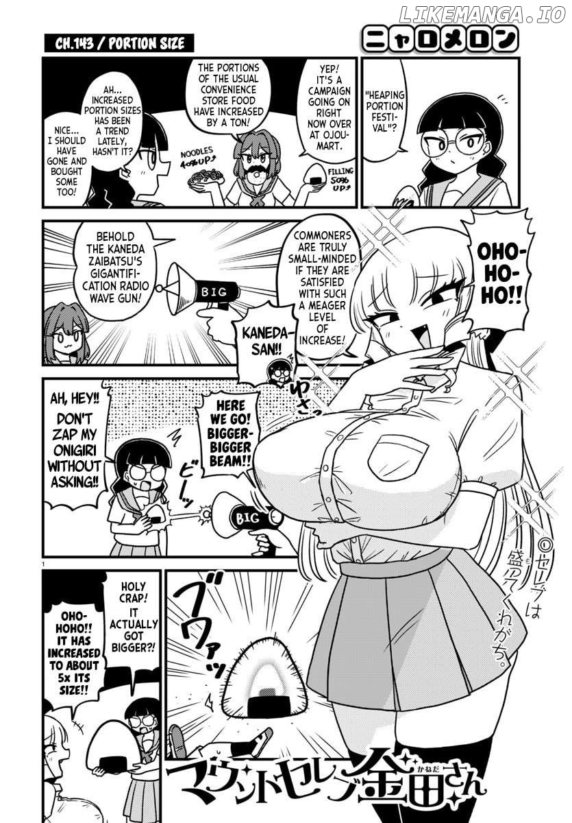 Mount Celeb Kaneda-San Chapter 143 - page 1