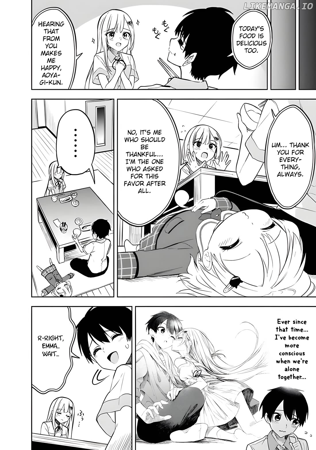 Maigo ni Natteita Youjo wo Tasuketara, Otonari ni Sumu Bishoujo Ryuugakusei ga Ie ni Asobi ni Kuru You ni Natta Ken Nitsuite Chapter 15 - page 13