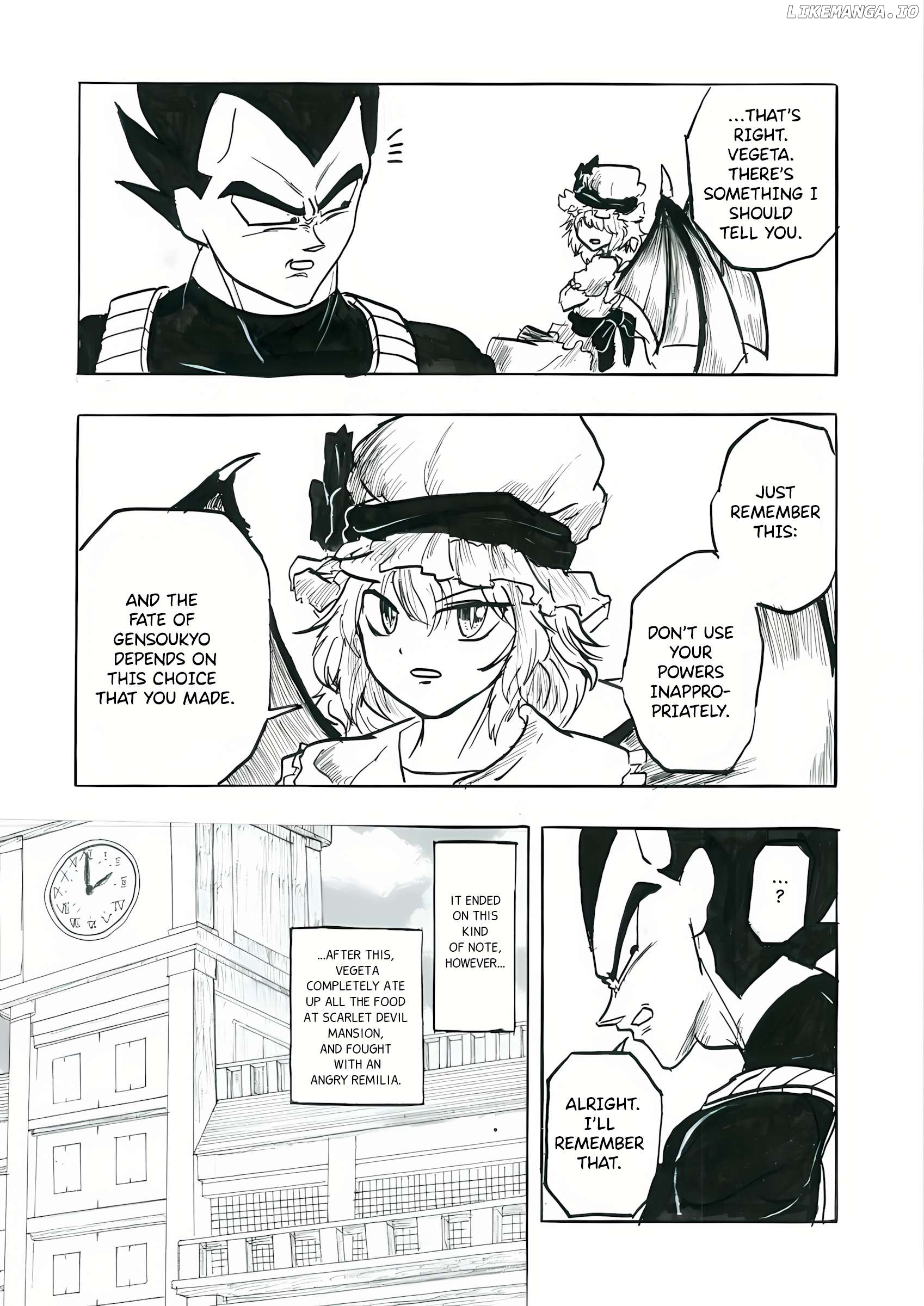 Touhou & Dragon Ball Z - EAST VEGETA (Doujinshi) Chapter 8 - page 8