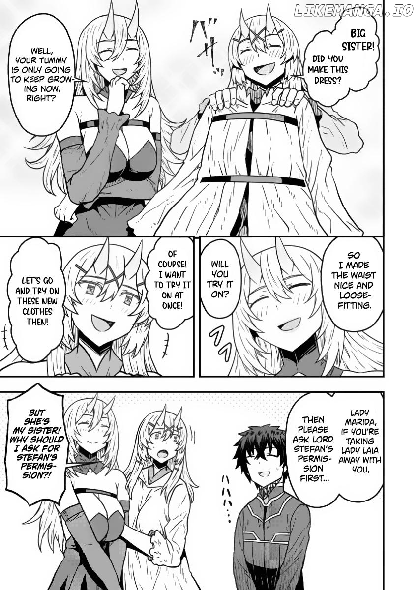 Isekai Saikyou no Yome desu ga, Yoru no Tatakai wa Ore no Hou ga Tsuyoi You desu ~Chiryaku o Ikashite Nariagaru Harem Senki~ Chapter 21 - page 12