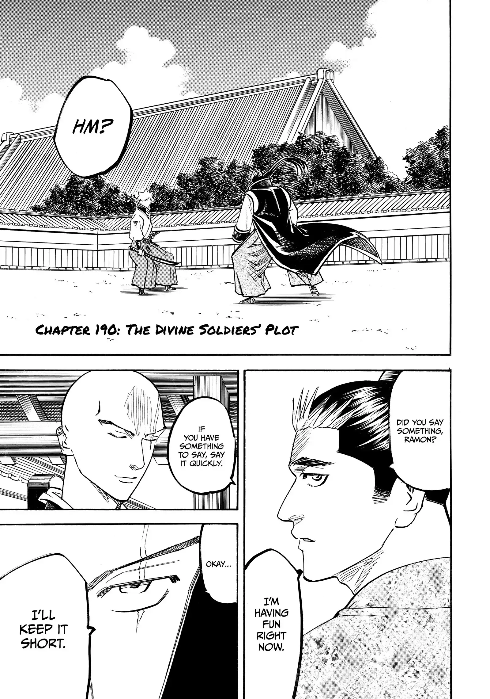 Gamaran: Shura Chapter 190 - page 1