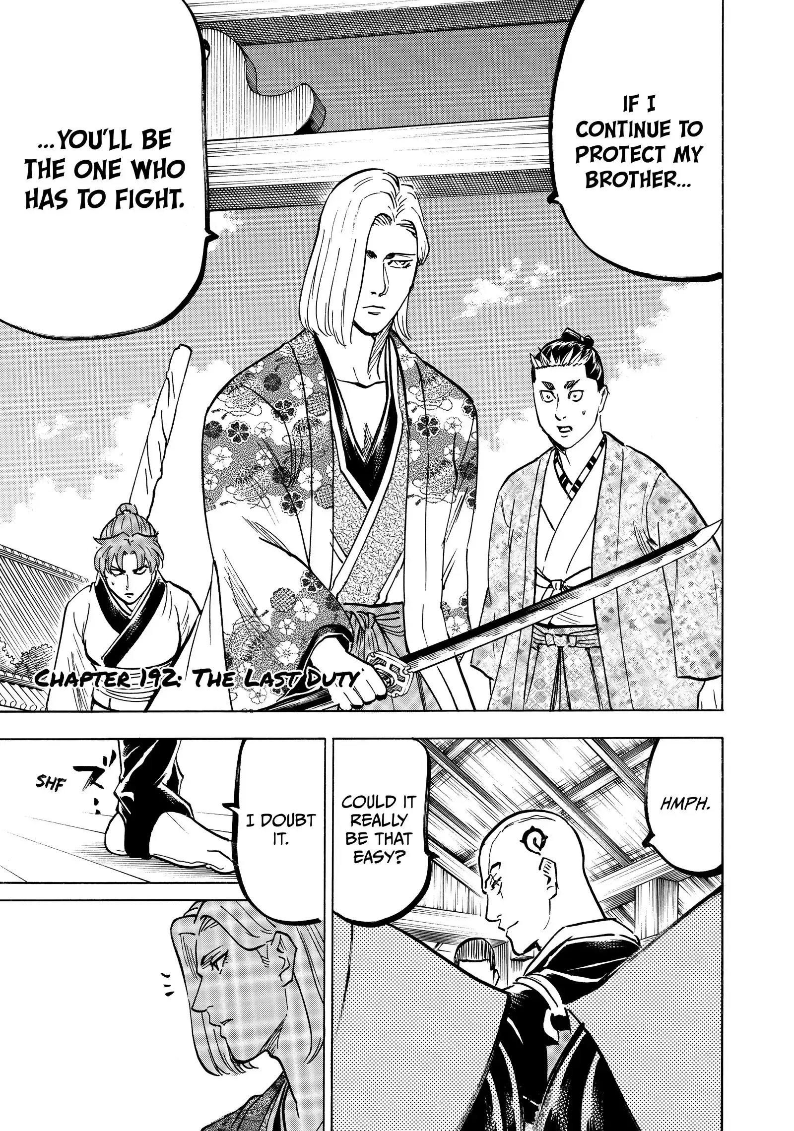 Gamaran: Shura Chapter 192 - page 1