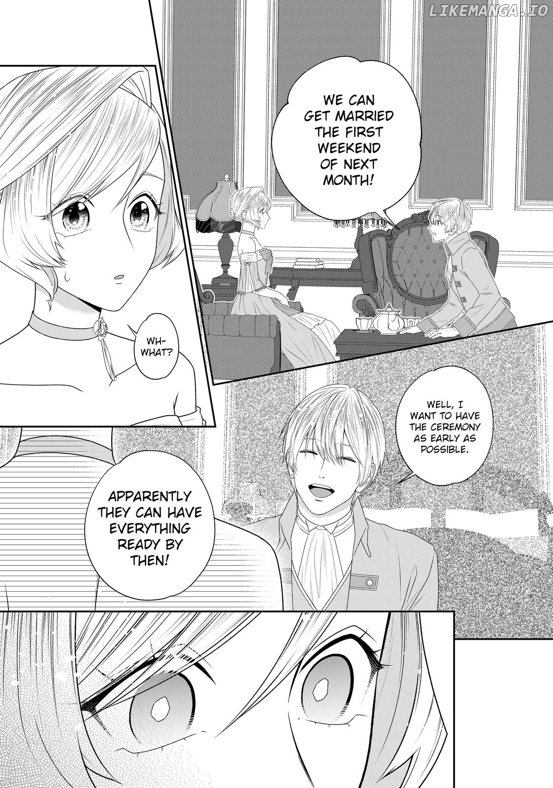 10-nenkan Karada wo Nottorare Akujo ni natte Ita Watashi ni, Nidoto Kao wo Miseru na to Konyaku Haki shite Kita Kishi-sama ga Kyou mo Sugatte kuru Chapter 22.3 - page 1