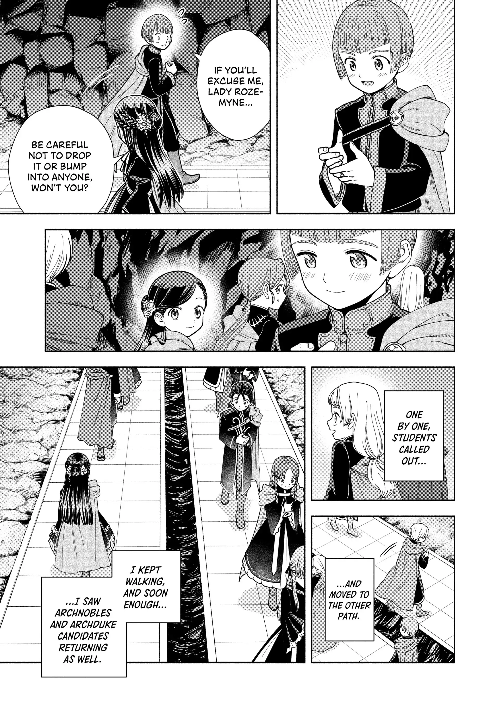 Honzuki No Gekokujou ~Shisho Ni Naru Tame Ni Wa Shudan Wo Erandeiraremasen~ Dai 4-Bu 「 Kizokuin No Toshokan Wo Sukuitai!」 Chapter 14 - page 15
