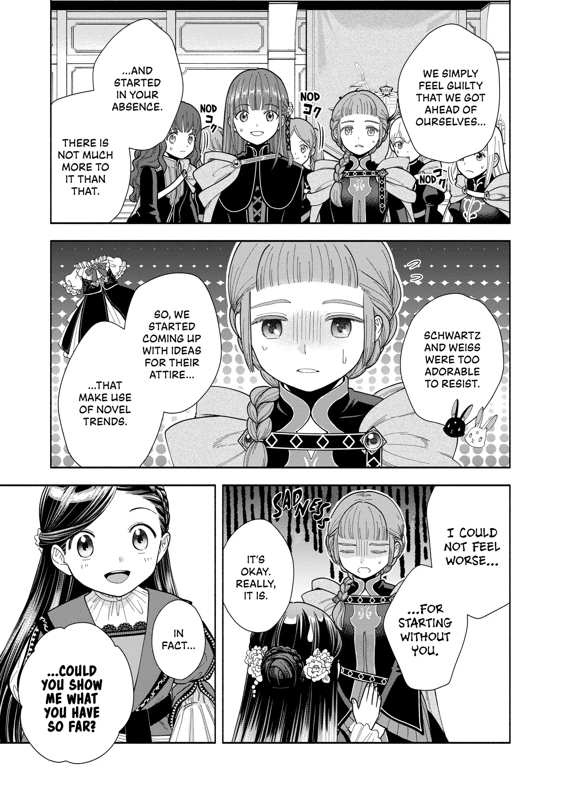 Honzuki No Gekokujou ~Shisho Ni Naru Tame Ni Wa Shudan Wo Erandeiraremasen~ Dai 4-Bu 「 Kizokuin No Toshokan Wo Sukuitai!」 Chapter 15 - page 17
