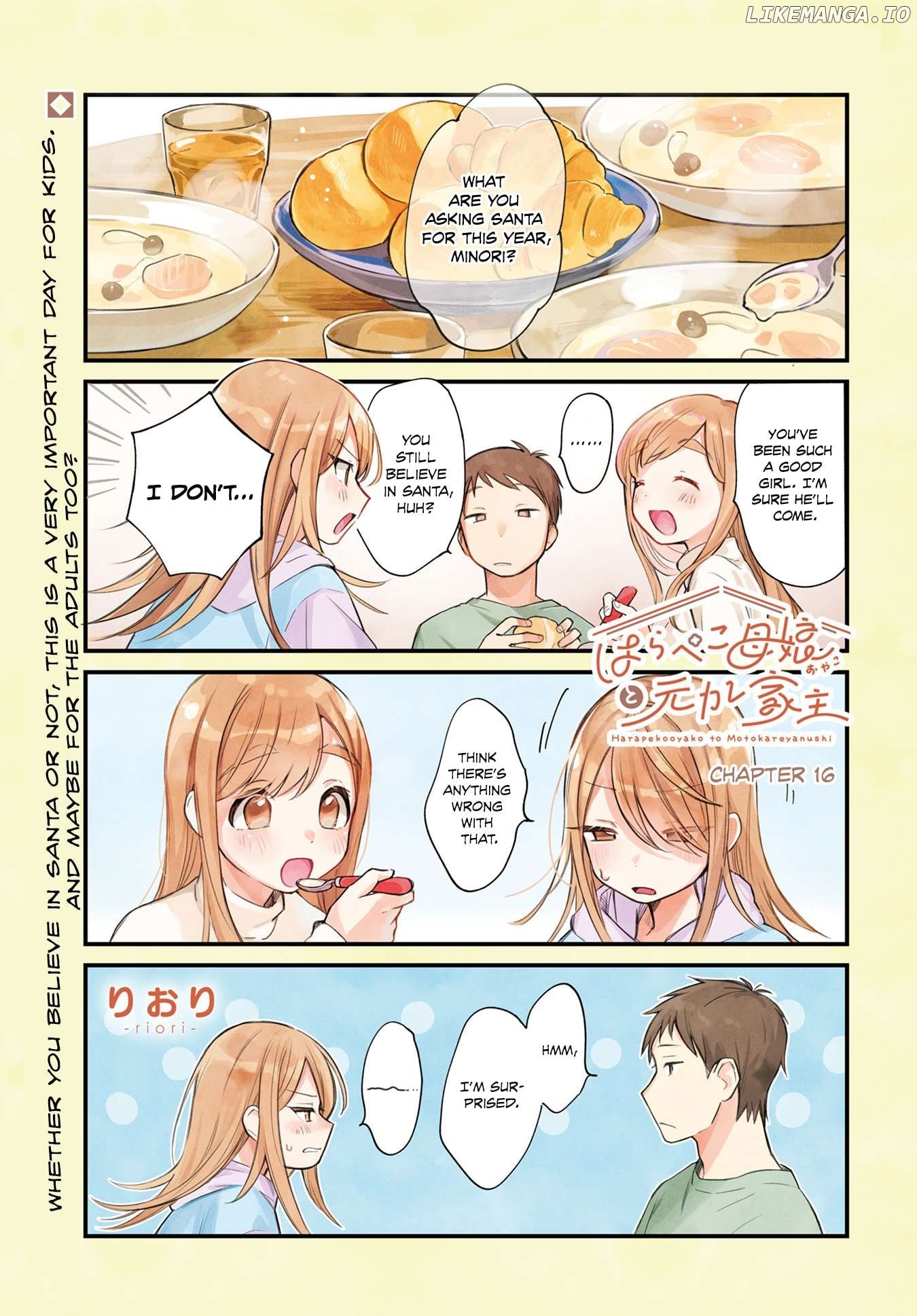 Harapeko Oyako to Motokare Yanushi Chapter 16 - page 1
